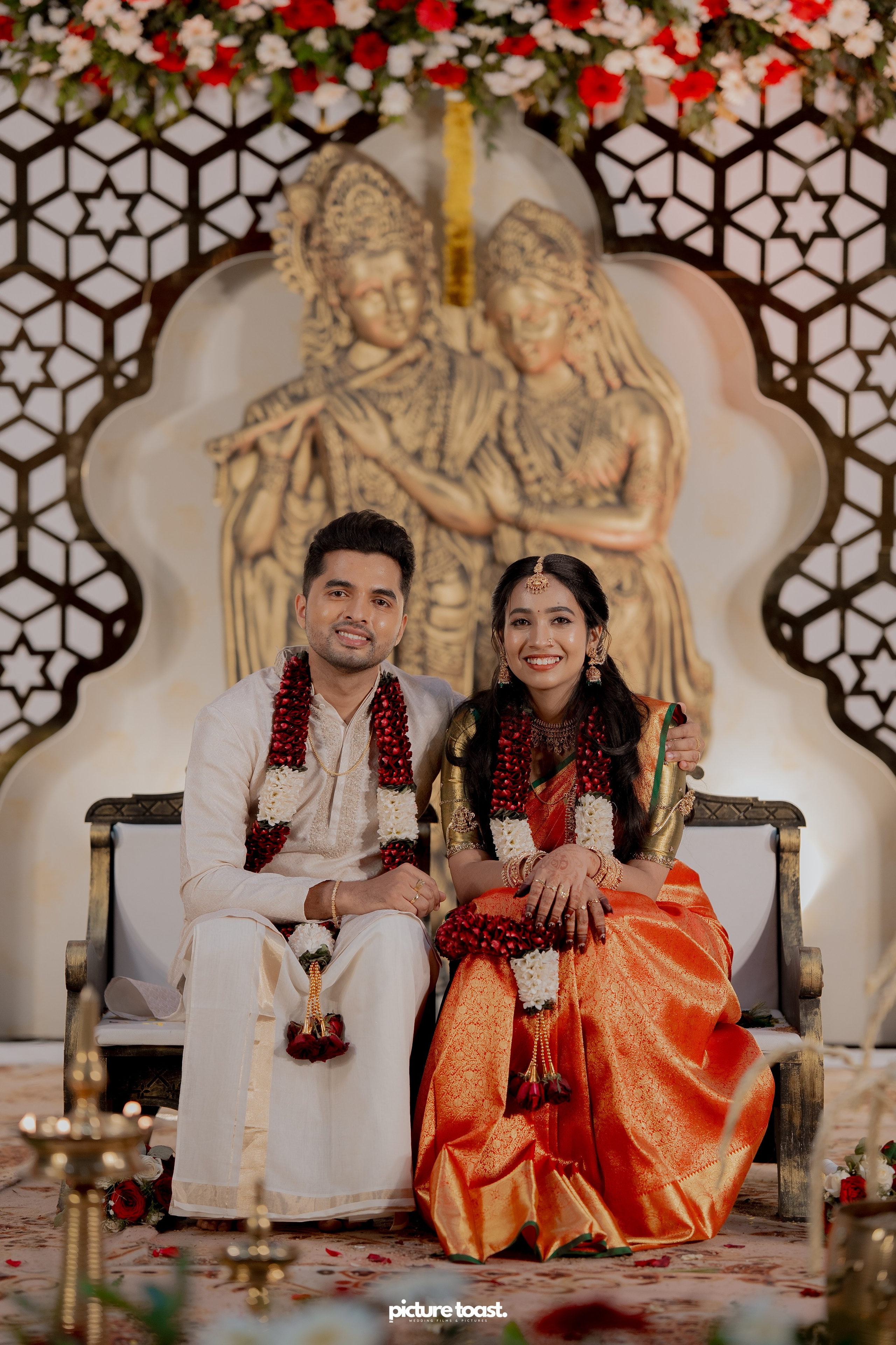 Traditional Kerala Hindu Wedding. Fine art Wedding Photographers in India & Canada