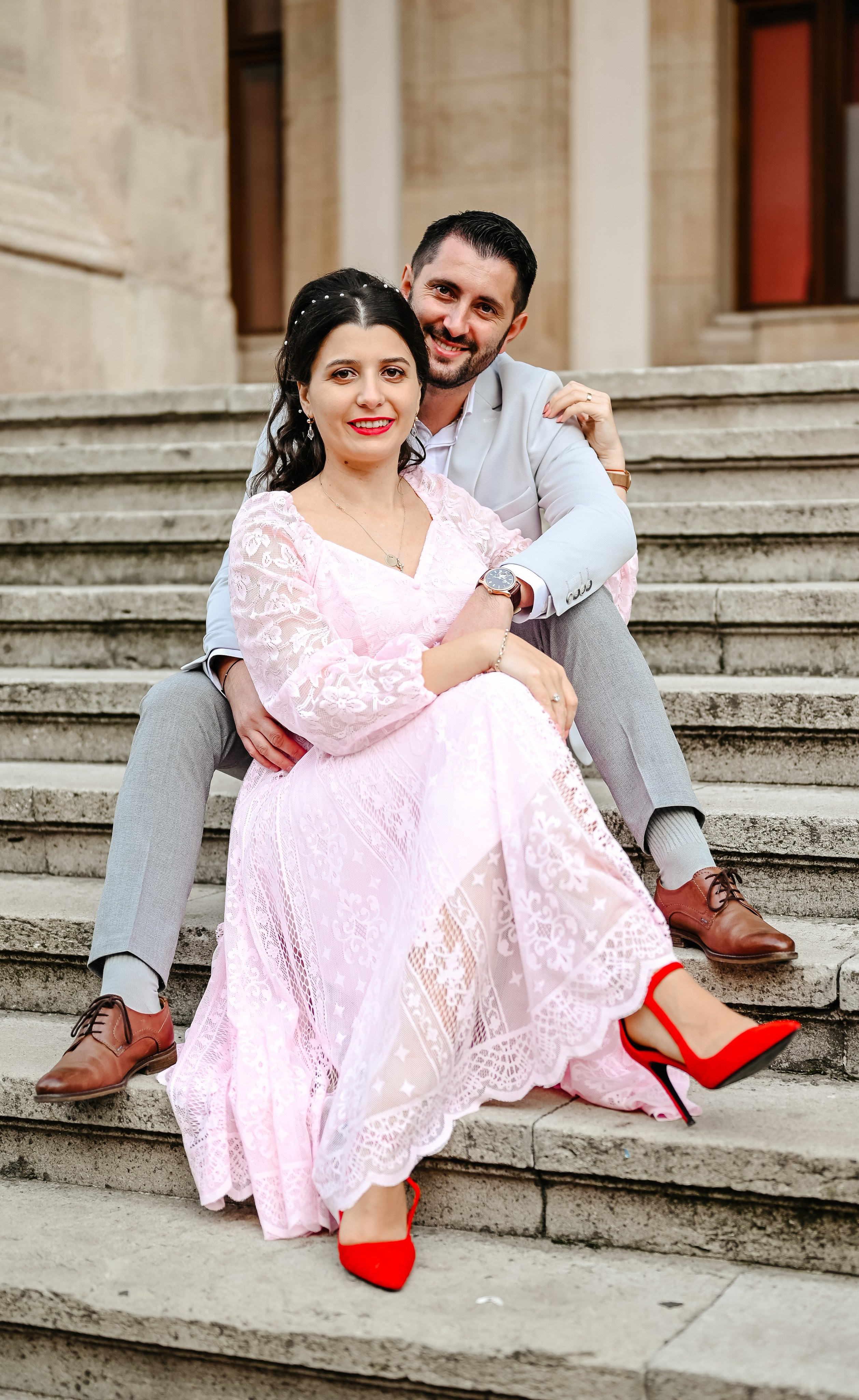 Ședința maternitate Alexandra si Andrei, Calea Victoriei. Ana Maria Dragan Fotograf Evenimente