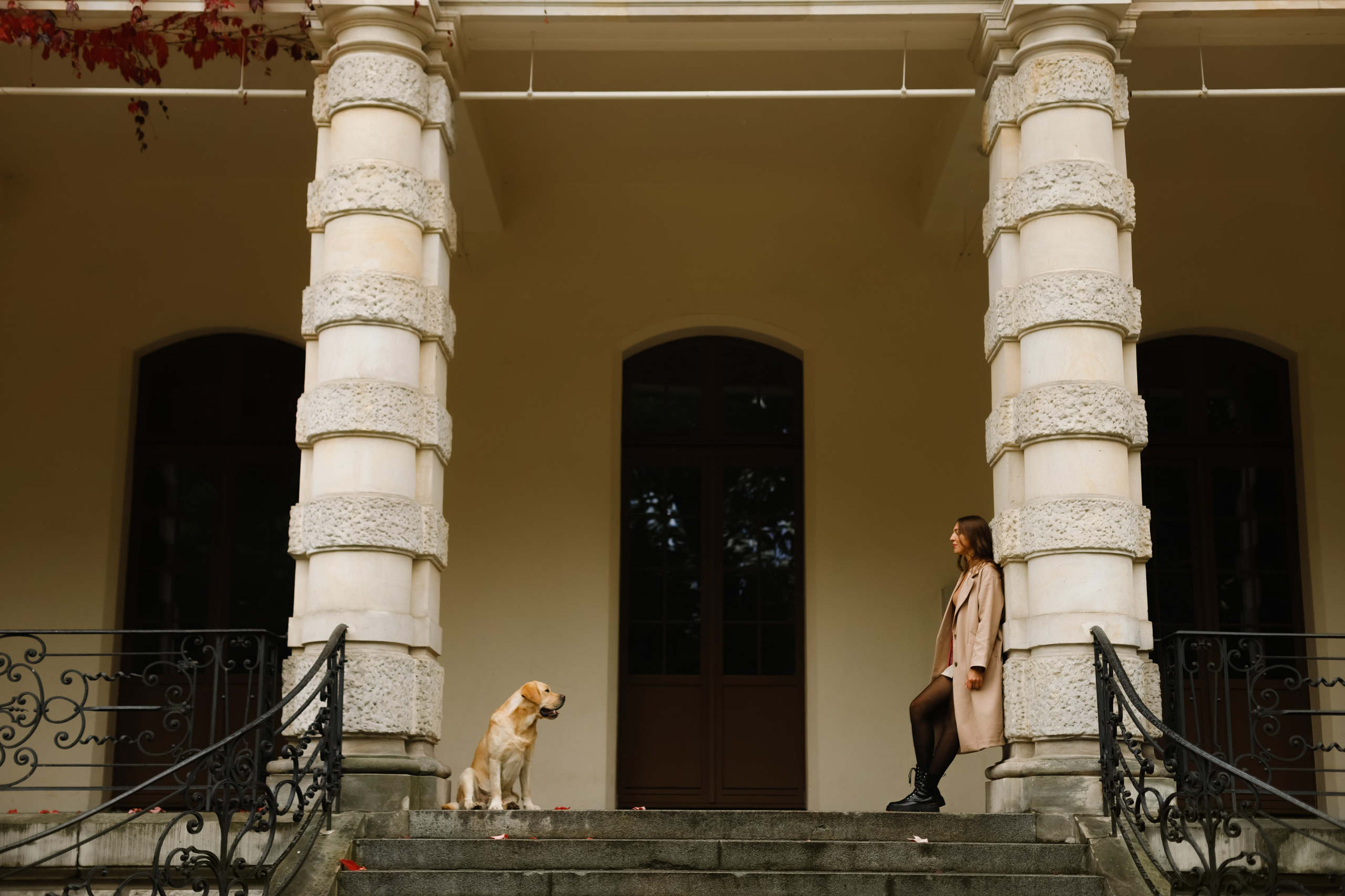 Katya & labrador. Kaja | fotograf psów we Wrocławiu