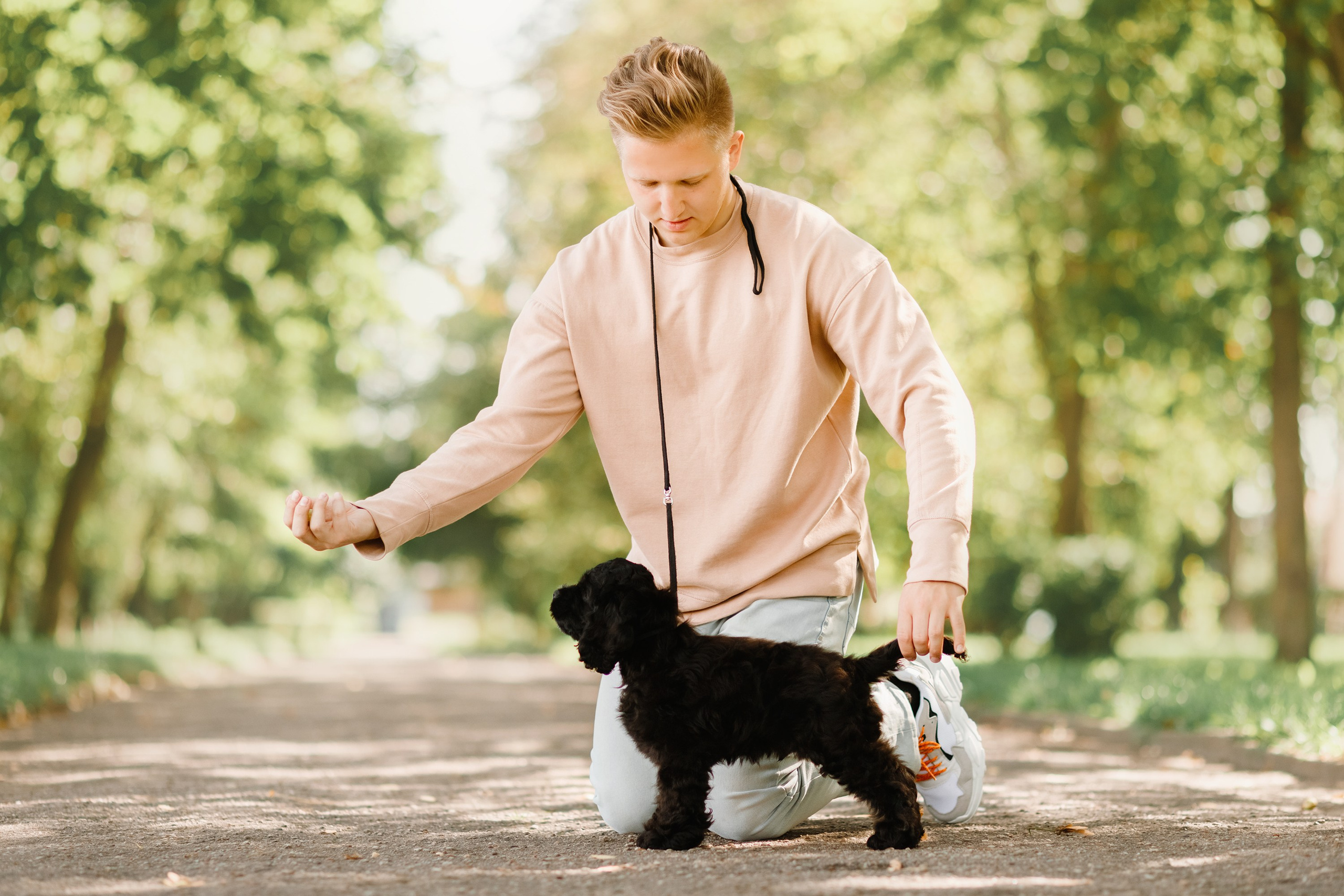 Summer photo day for dog handler. Kaja | fotograf we Wrocławiu | ludzie i psy