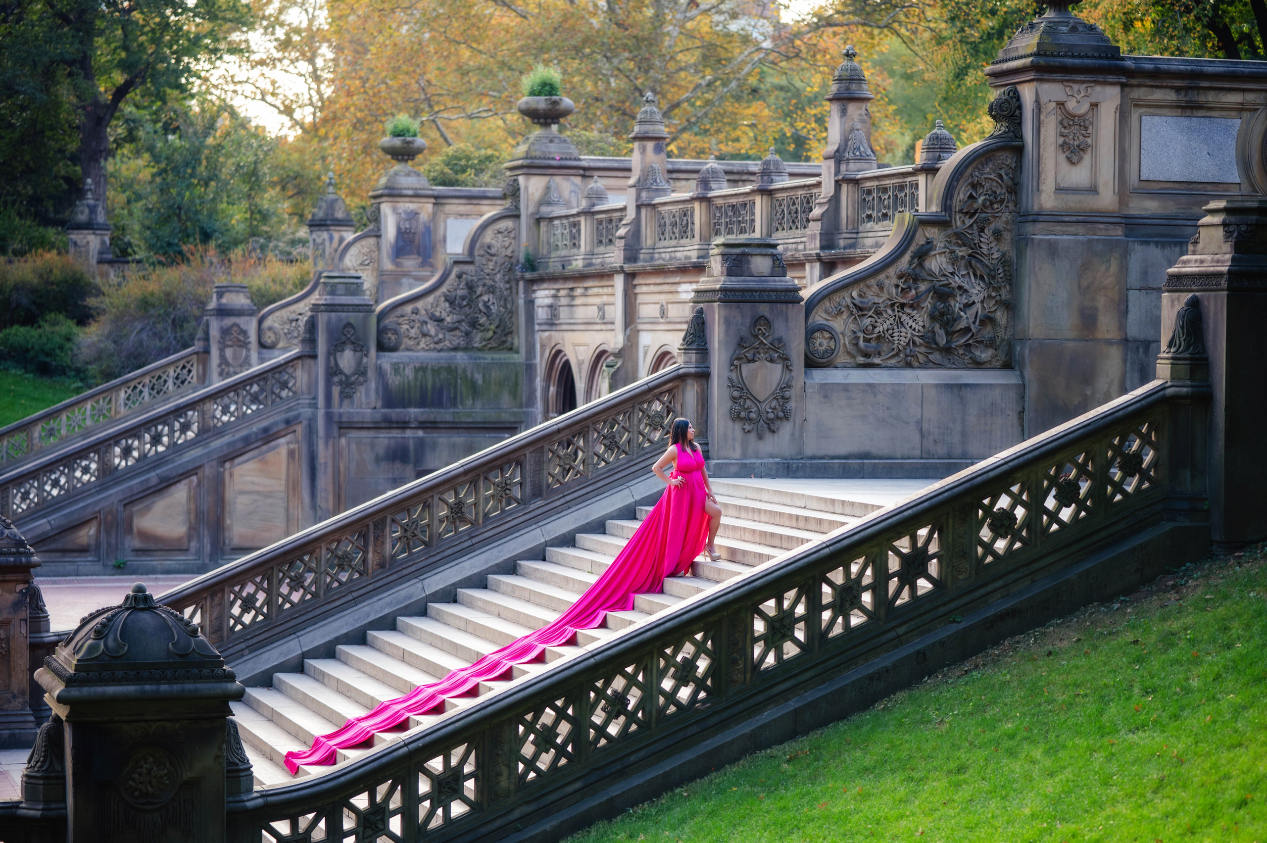 Flying dress. Alena Galieva New York Photographer