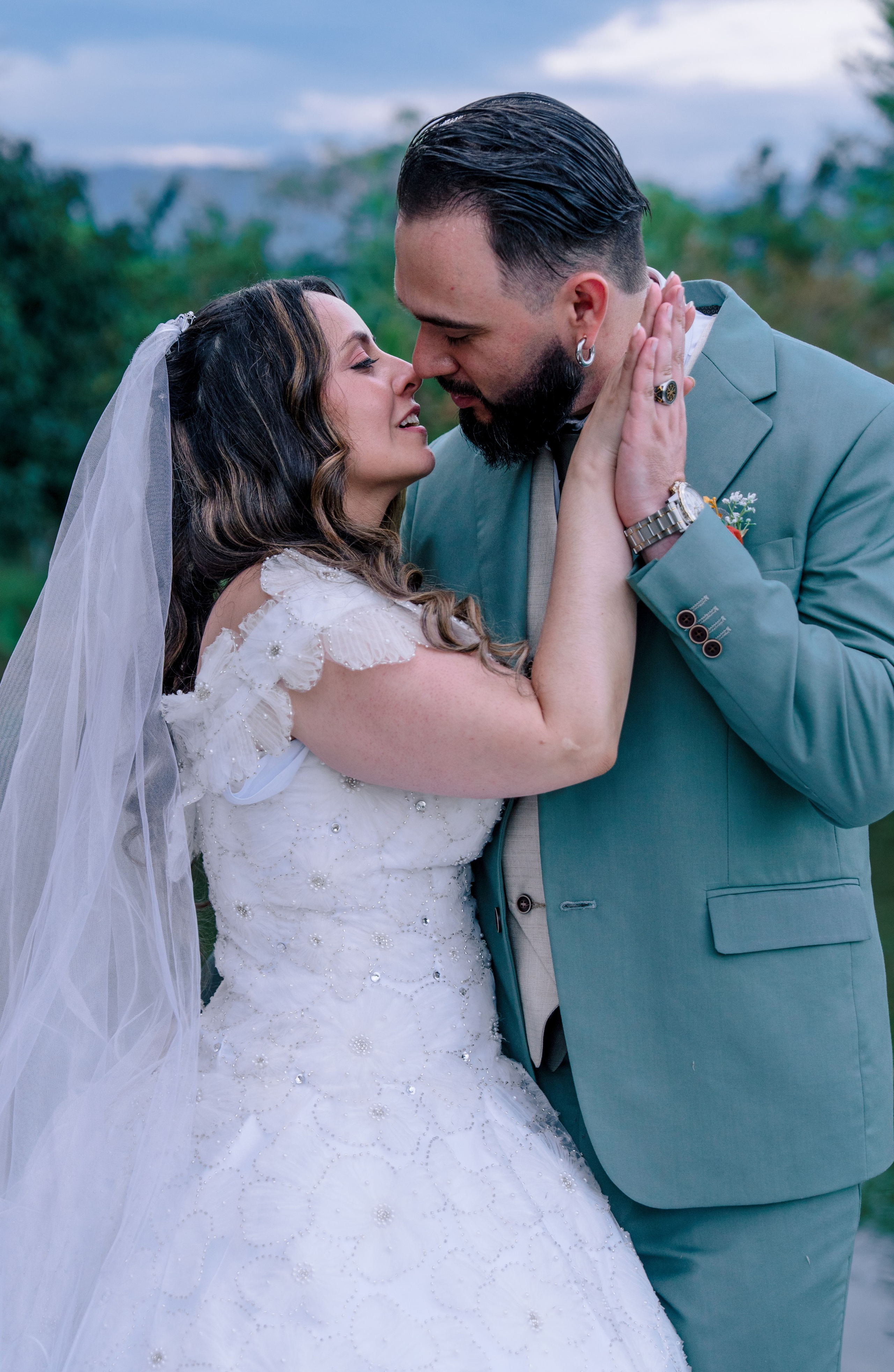 Los novios. Jose Florez wedding photographer in Colombia