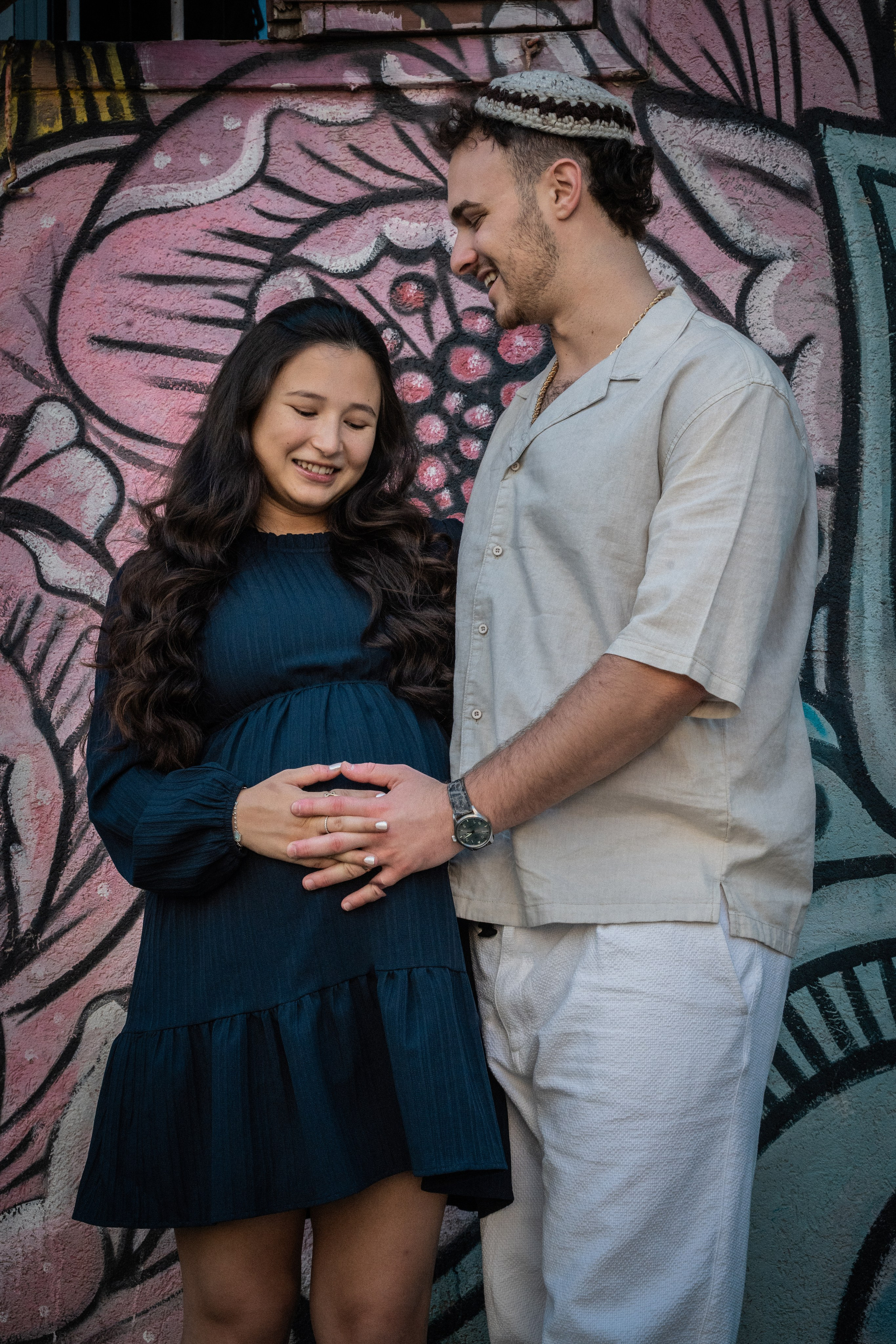 Naomi & Surli, Neve Tzedek, December 2025. Divign By Tehilah — Meaningful Graphic Design & Photography