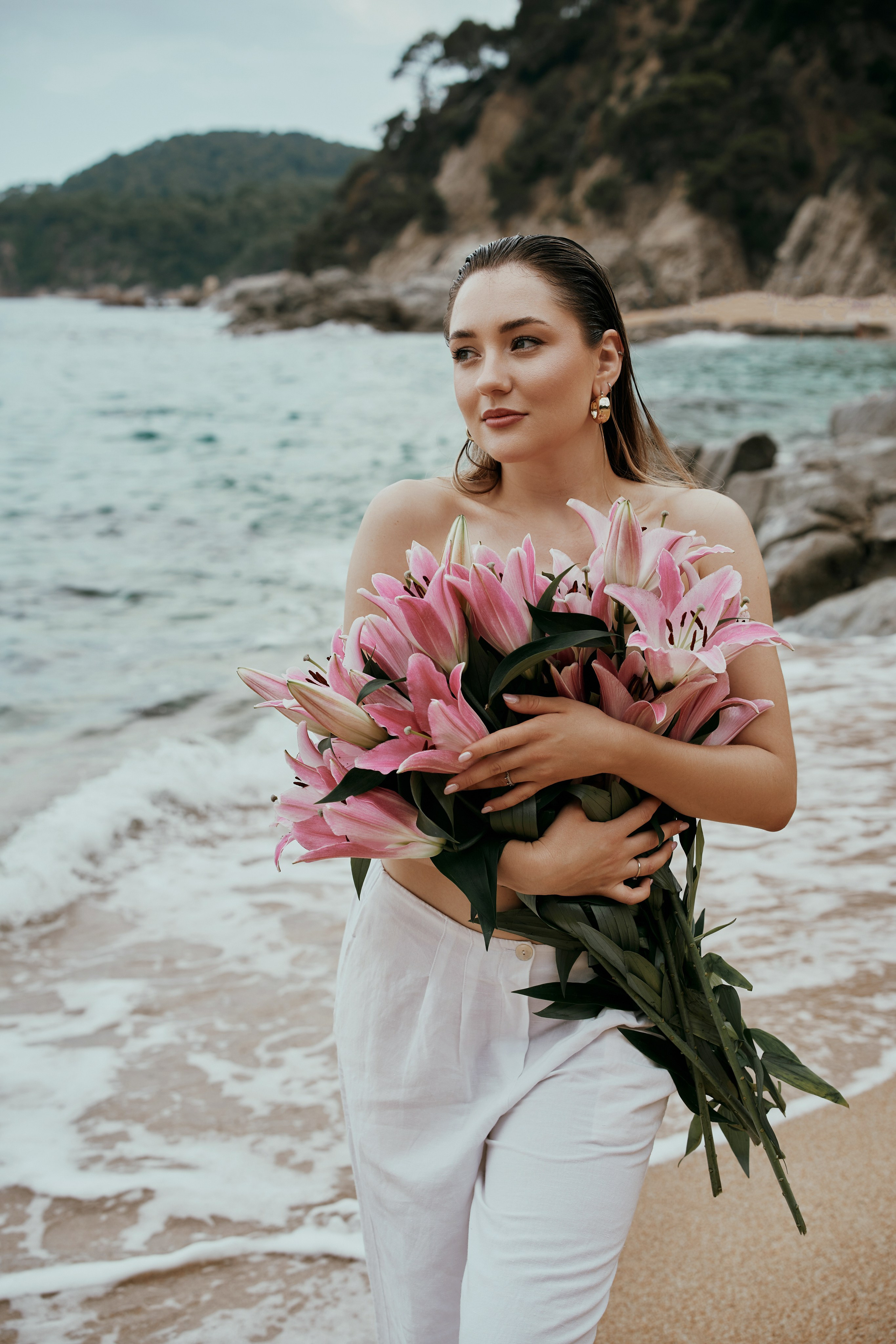 Пляж. Кристина. Фотограф в Барселоне Жанна Захарченко