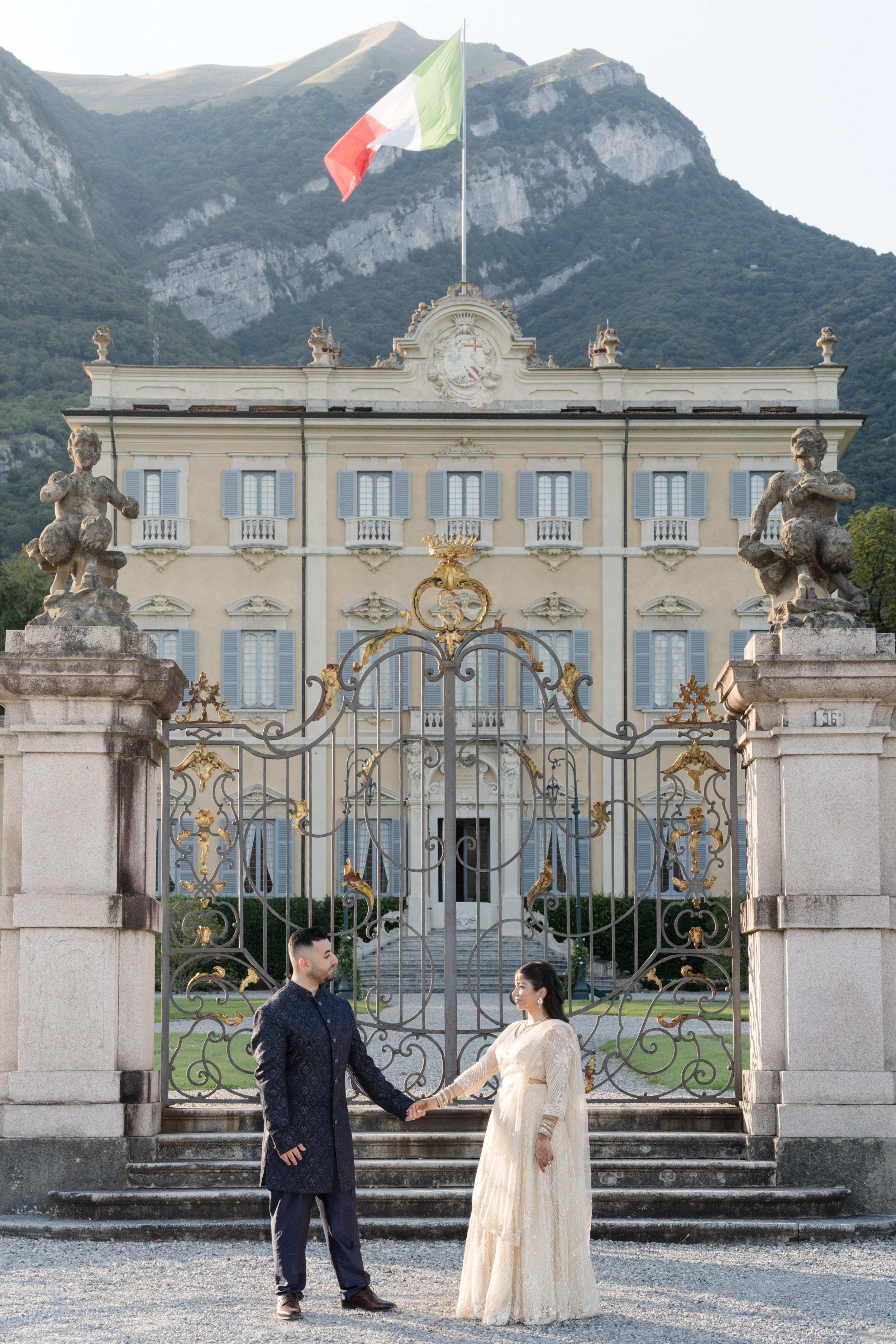 Pre-wedding Photoshoot in Lake Como. Lake Como Proposal Photographer | Surprise Proposals & Engagements
