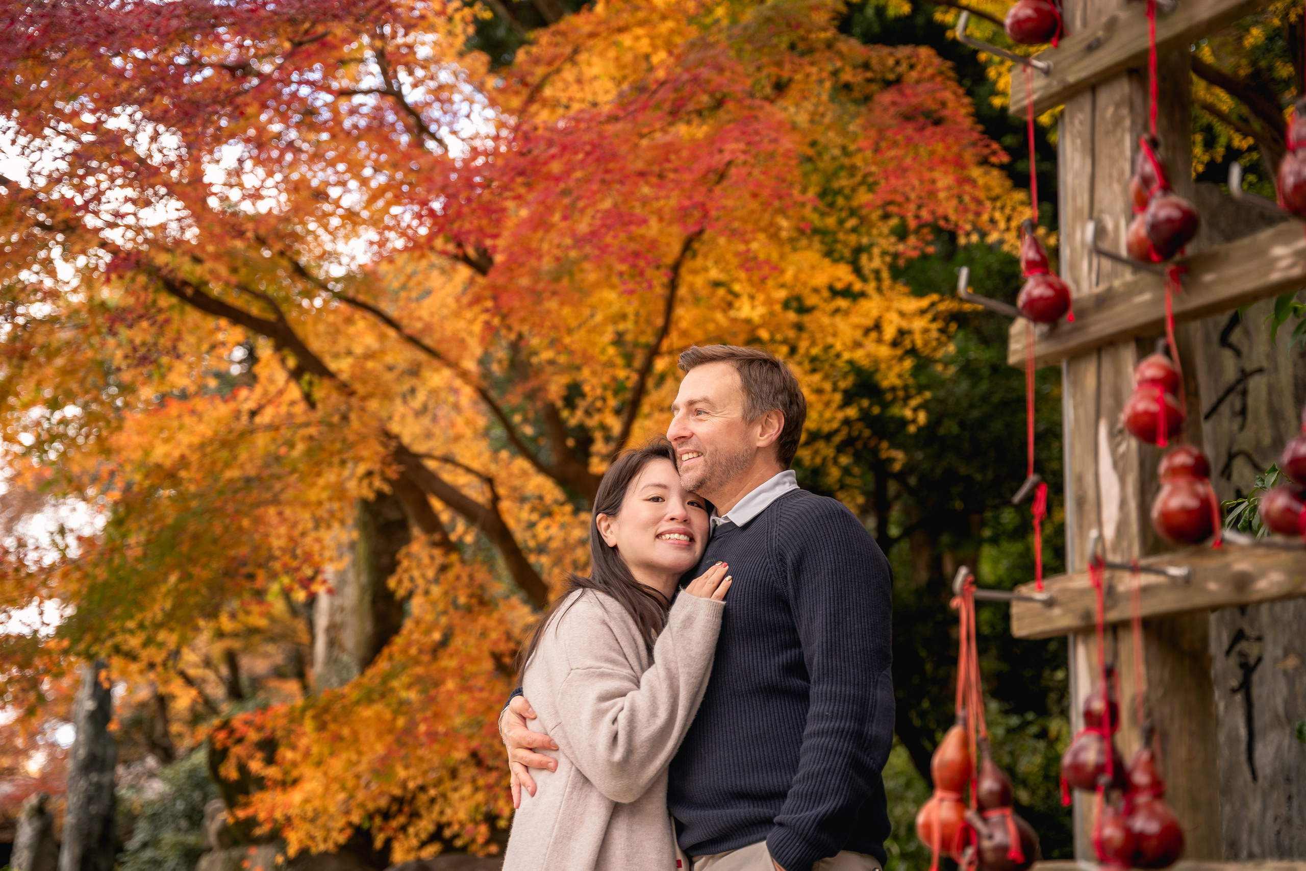 Autumn Photoshoot in Dazaifu | Traditional Japan Portraits | Fukuoka Photographer. Portrait Photographer in Fukuoka, Japan | Alina Nazarova