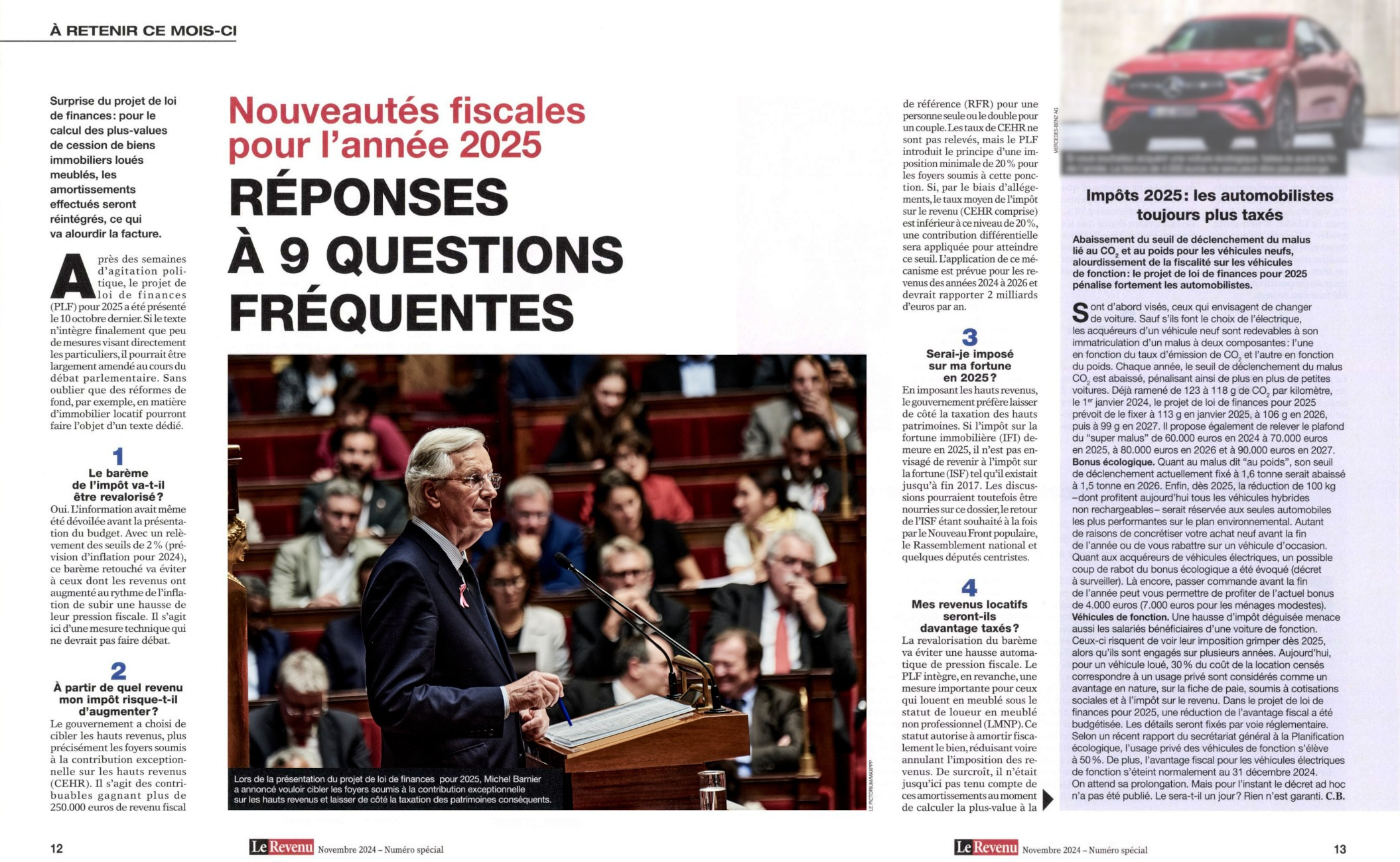 Le Revenu, novembre 2024