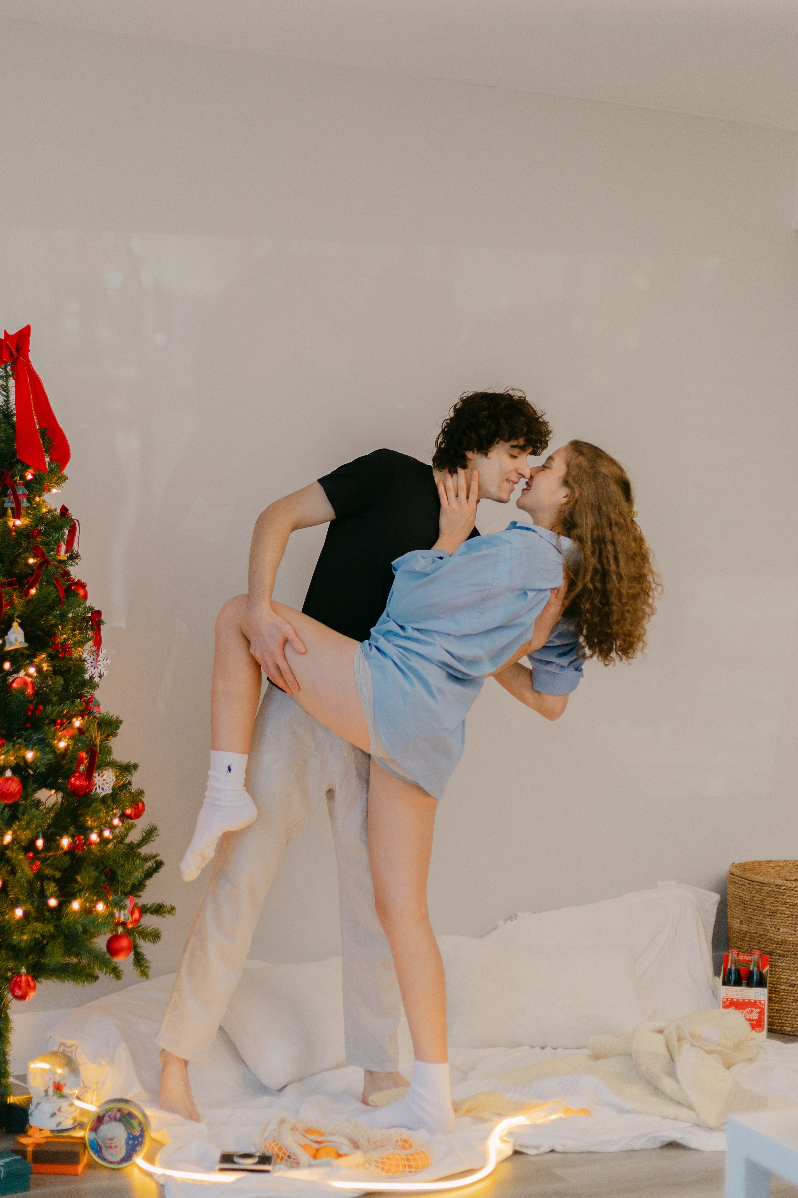 Christmas magic together. Home