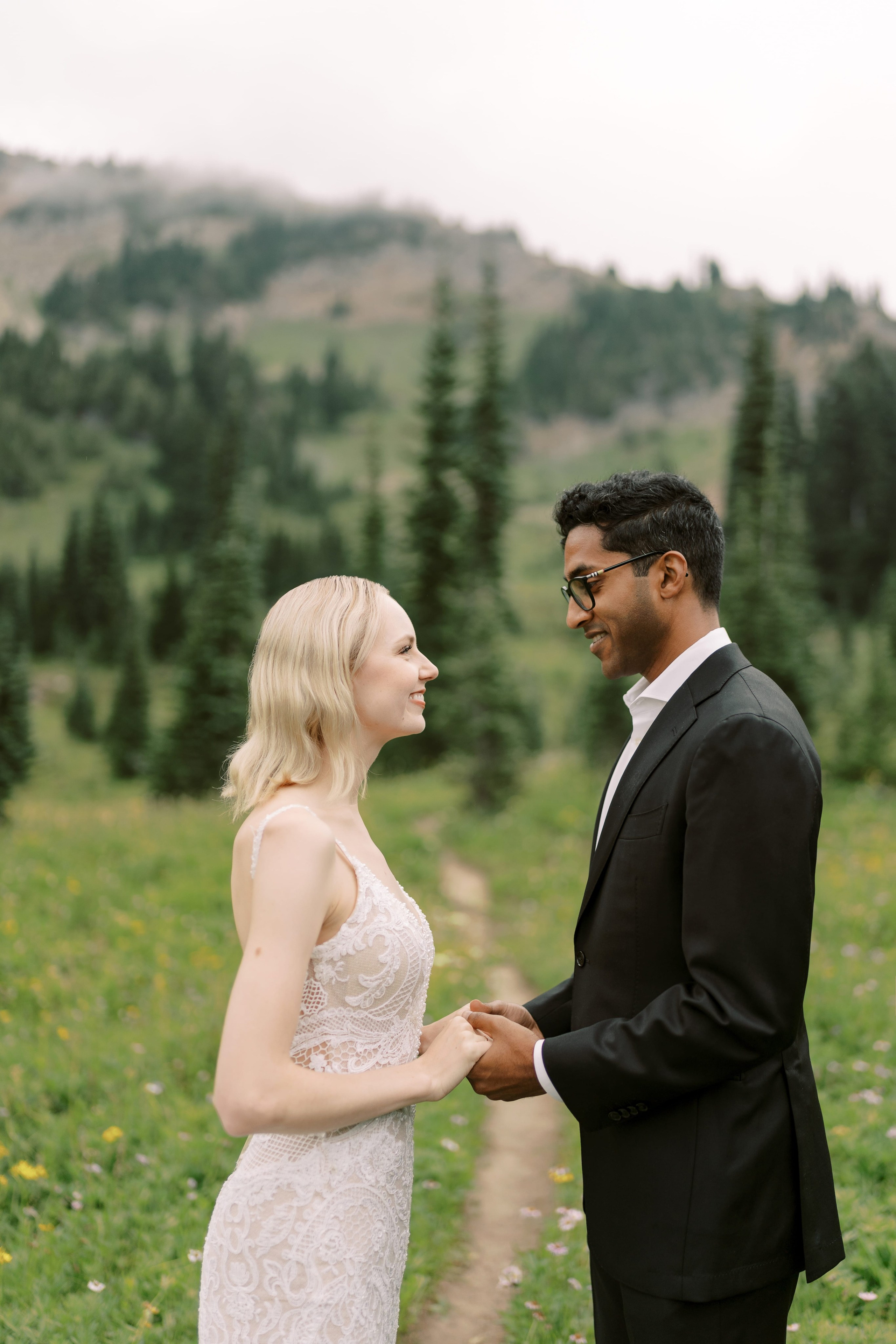 Rachel & Ryan Wedding photoshoot. August 2024. Little Tipsoo Lake, WA Day 2. EVAN ARISTOV WEDDING PHOTOGRAPHY — Seattle Wedding Photographer