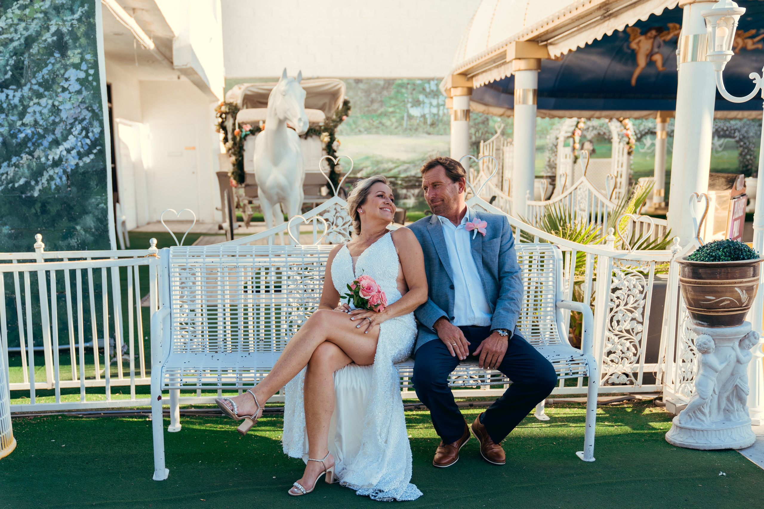 Sandra&Steffen. Renewal vows. Wedding & elopement photographer Viktoriya Kravtsov. Las Vegas