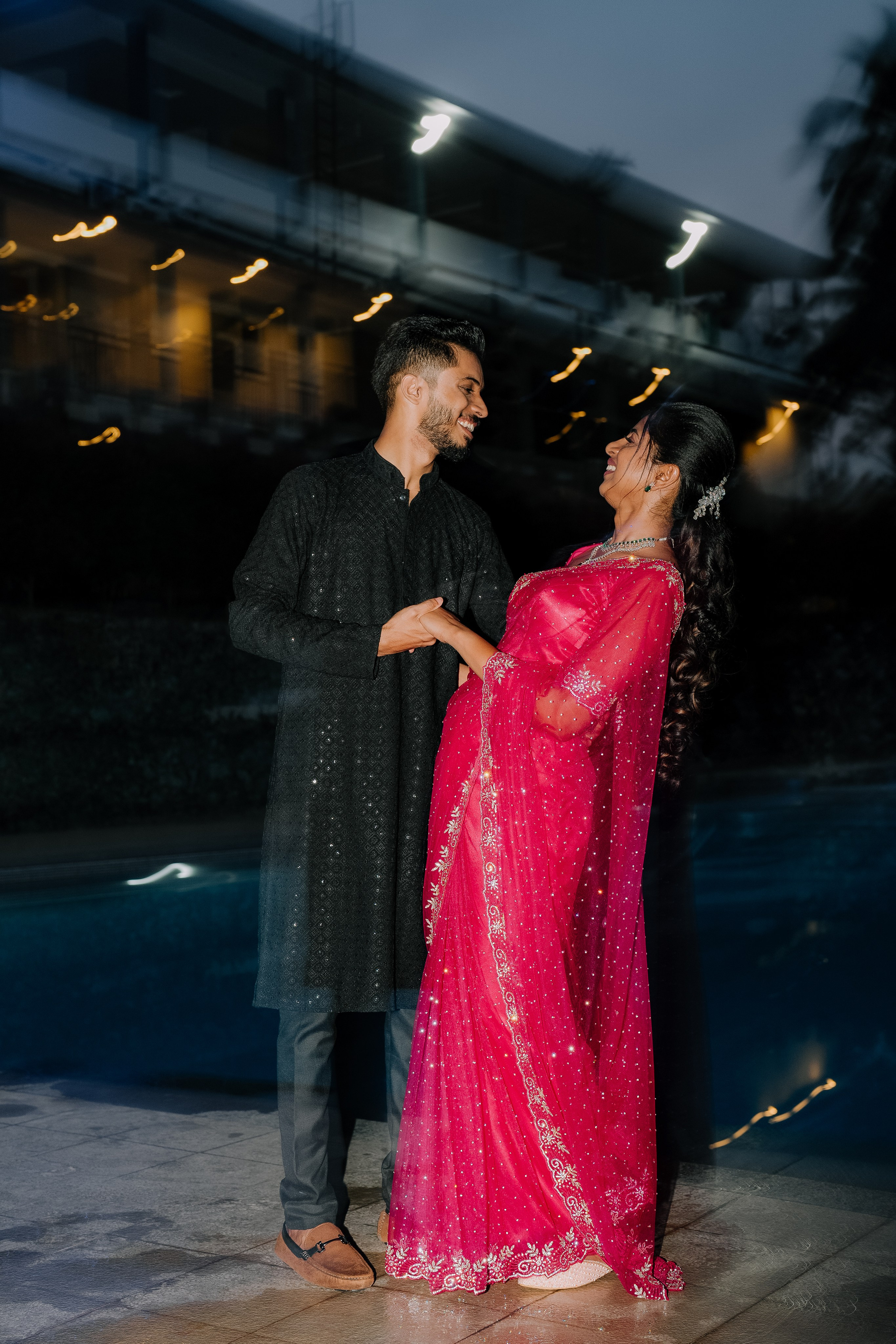Engagement Ft. Aneesha & Mathew. Fine art Wedding Photographers in India & Canada