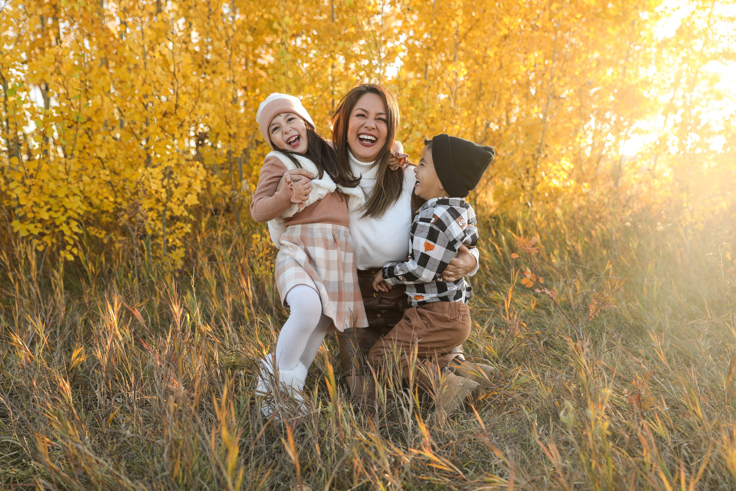 Ocando Family Session. Fotografía accesible en Calgary