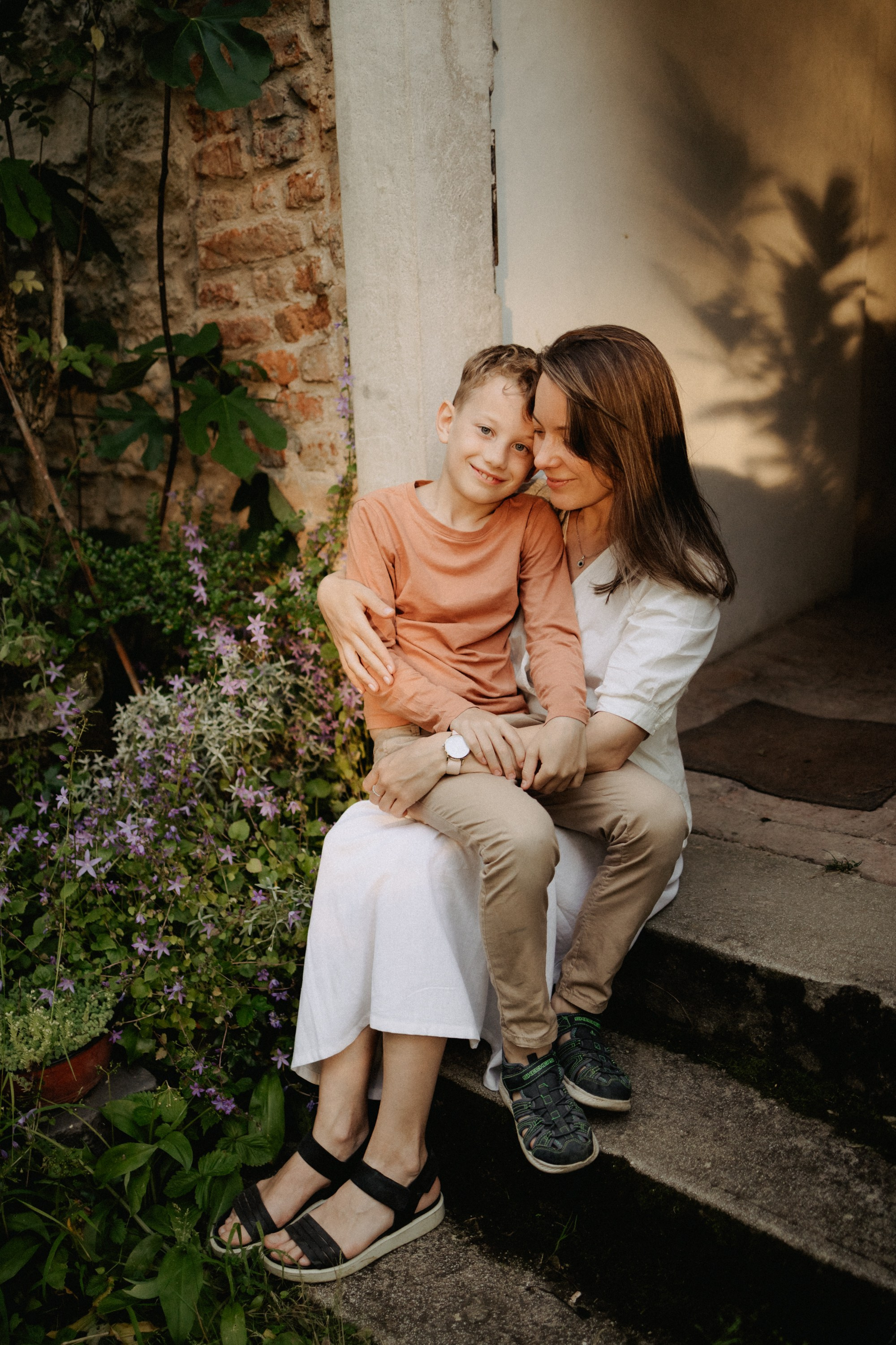 Family in the city. Elena Gorobets. Photographer in Zagreb