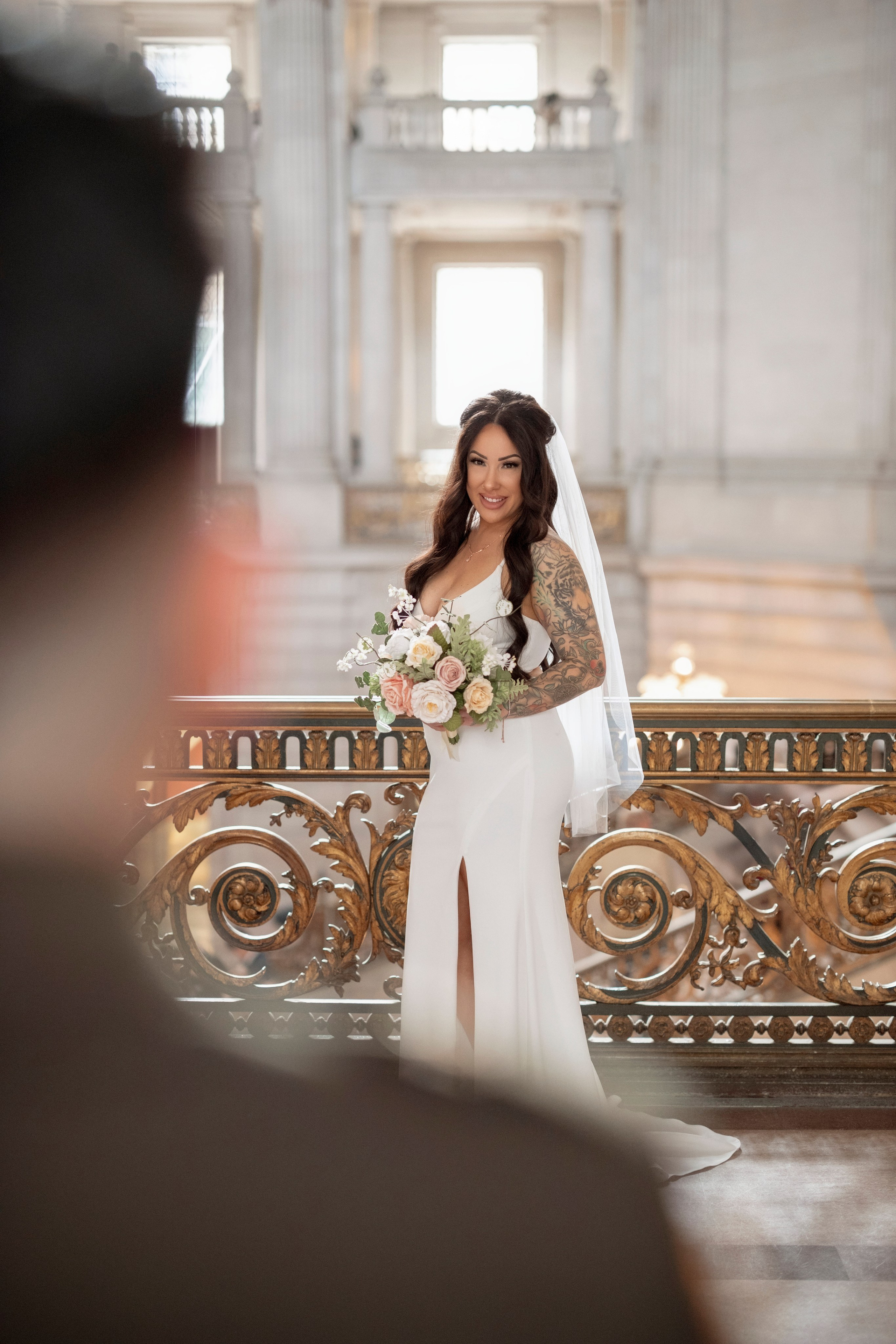 SF City Hall Wedding. Bay Area Photographer: family, maternity, love story, wedding