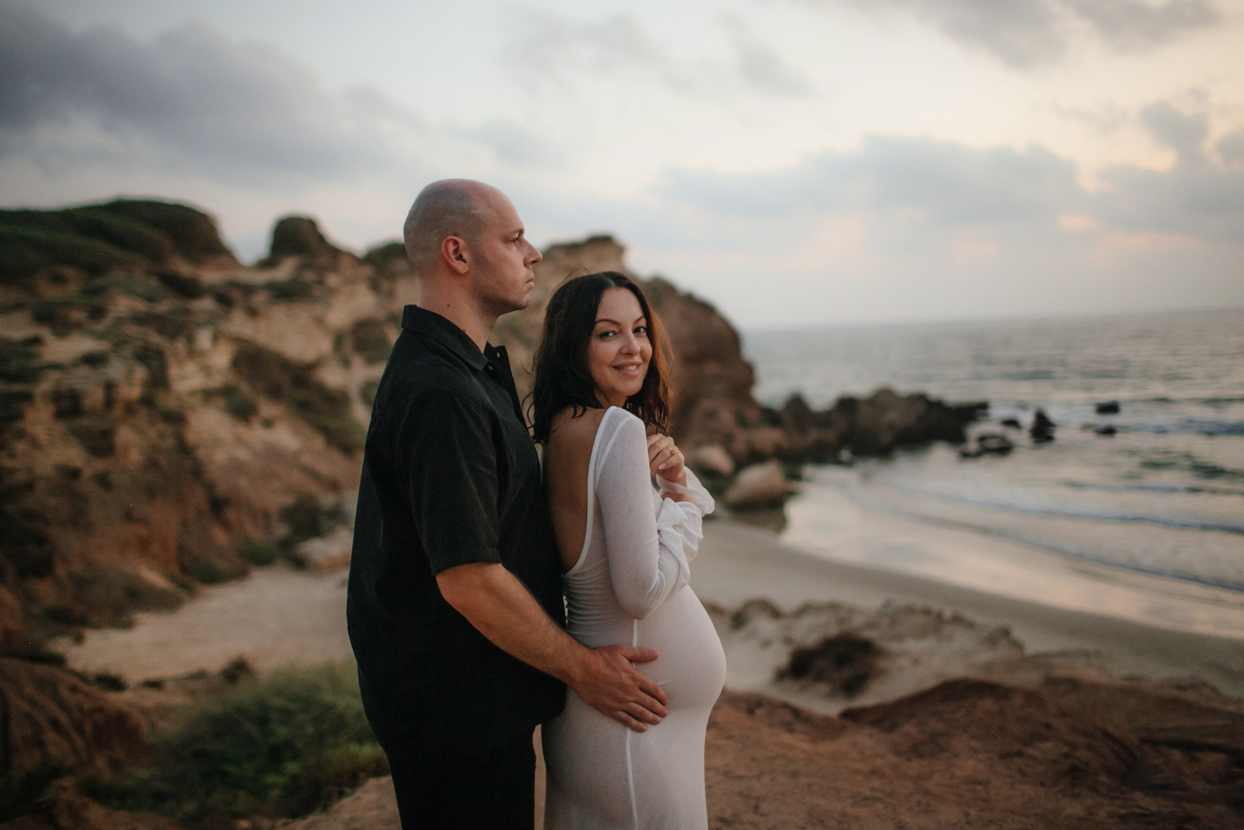 Katya & Fil Givat Olga. Family photographer in Israel