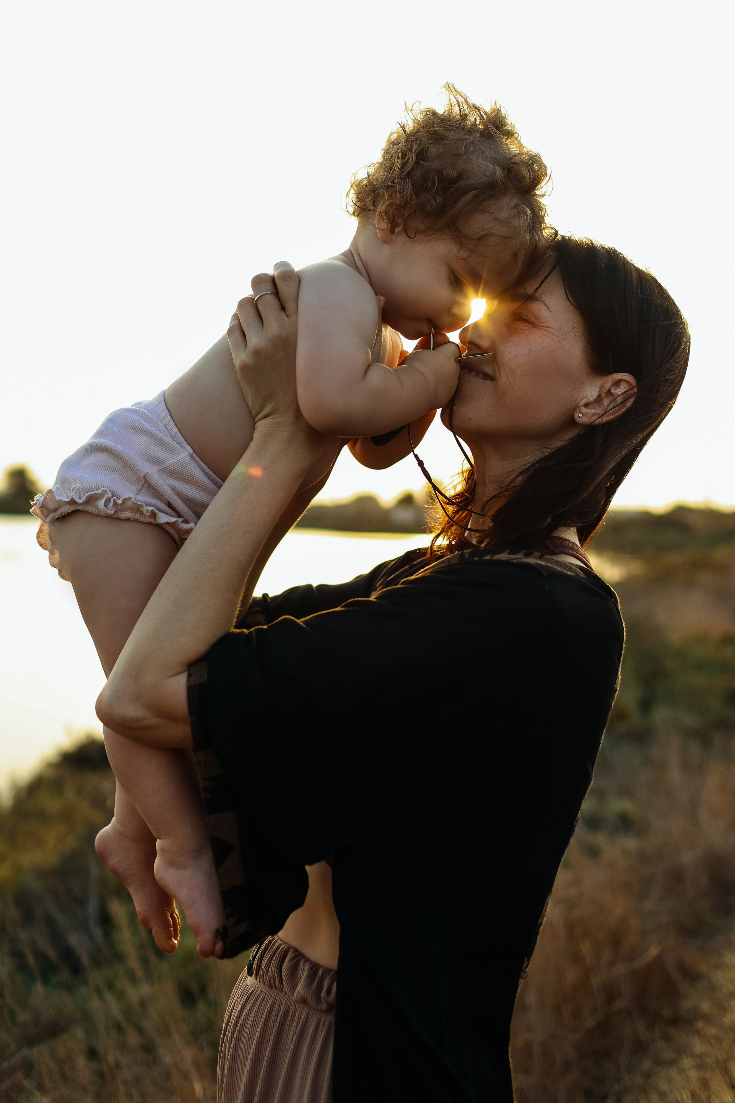 Little curls in Atlit. Family photographer in Israel