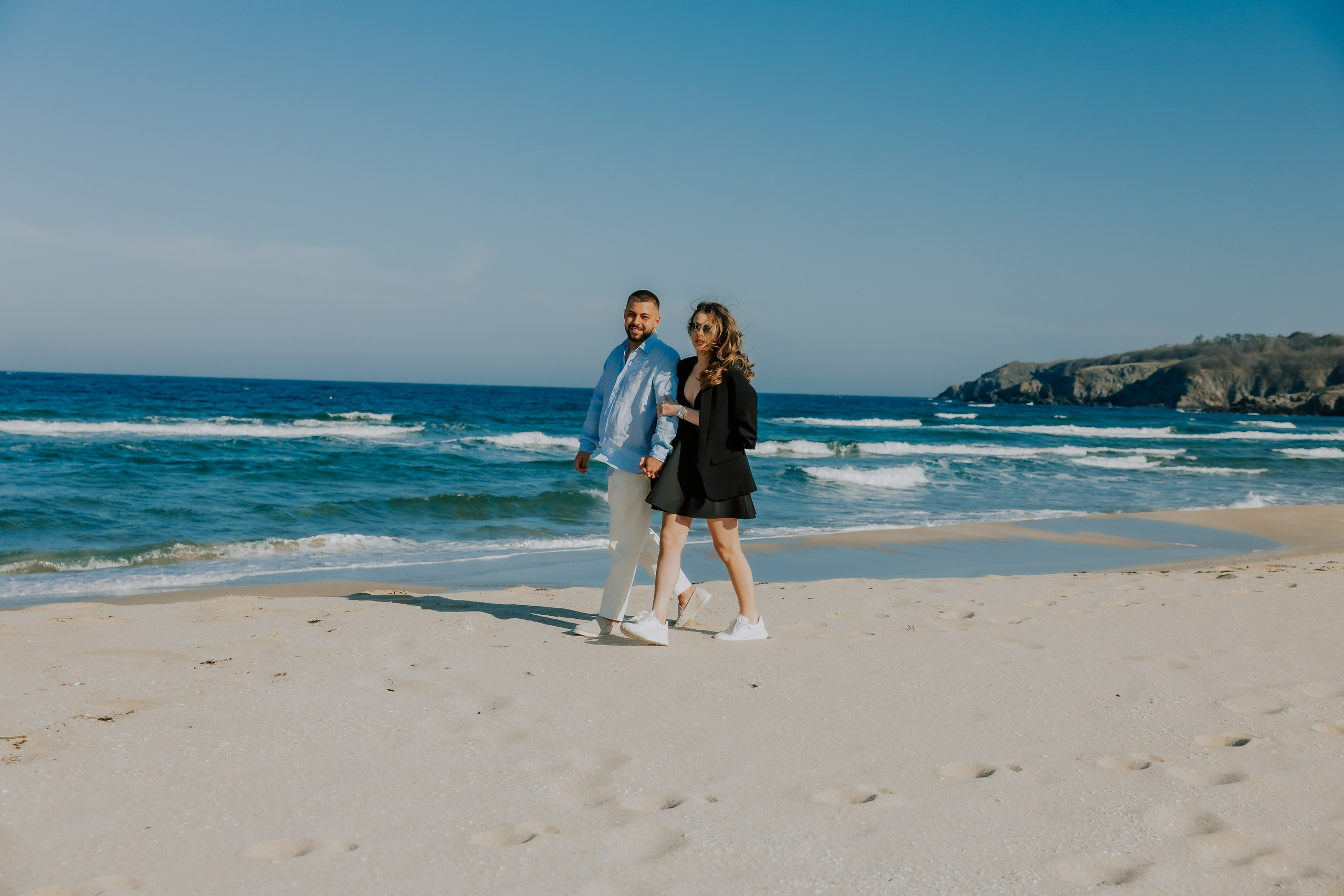 Годеж на плажа. Фотограф Ирина Йотова