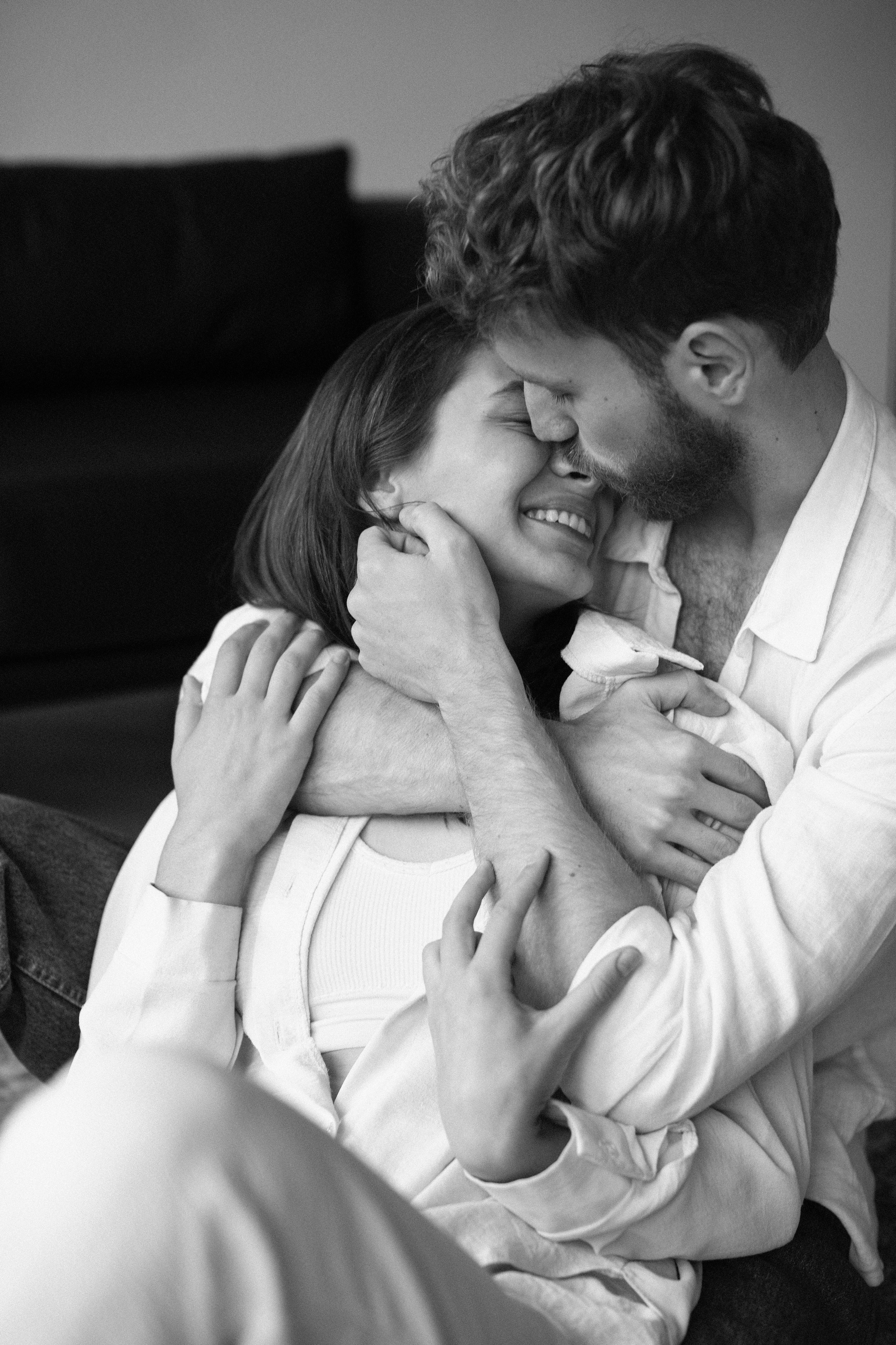 Studio couple portraits — Liam & Emma. Alice Bell — Wedding photographer in New York