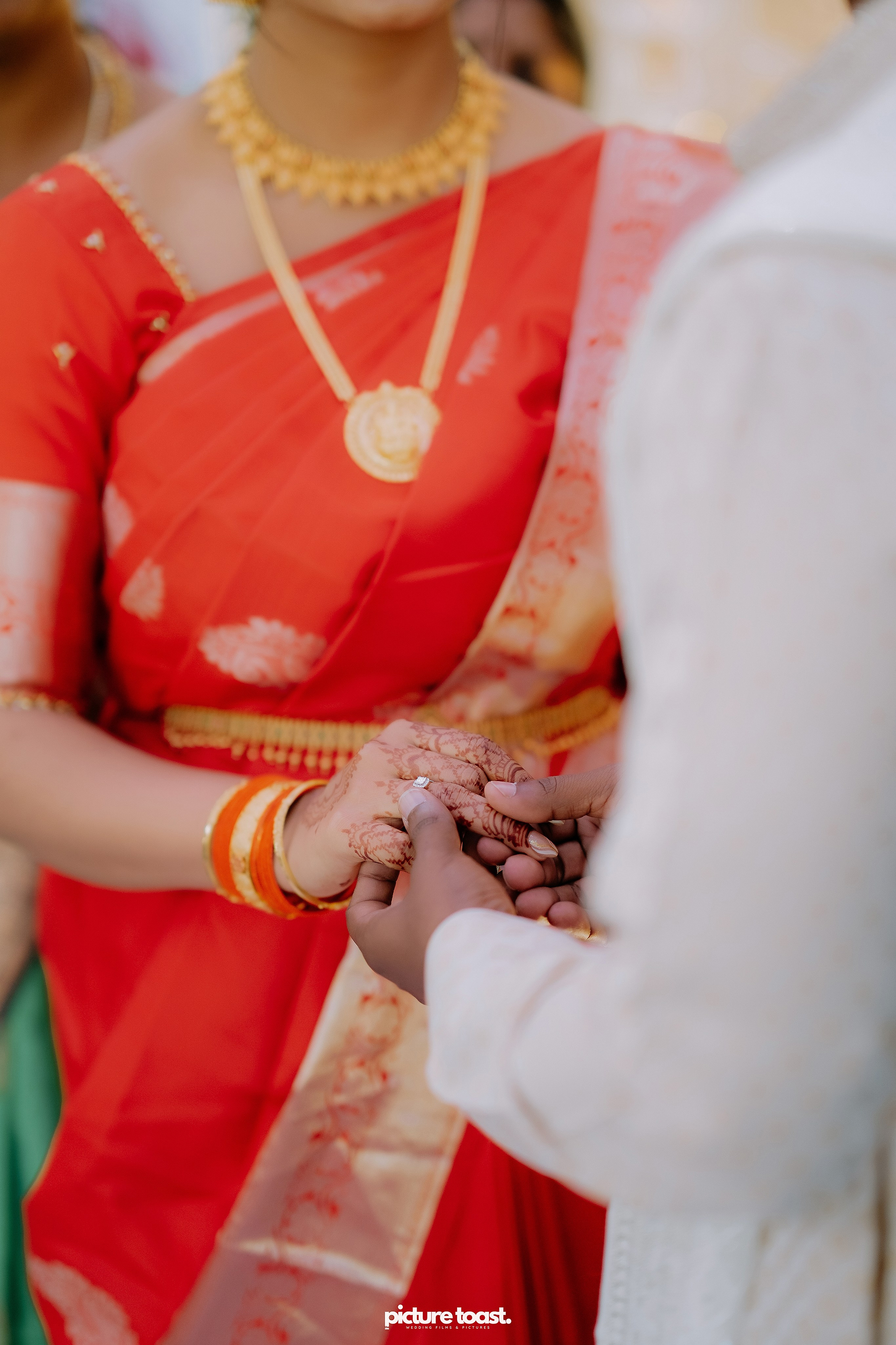 Wrapped in love and tradition. Fine art Wedding Photographers in India & Canada