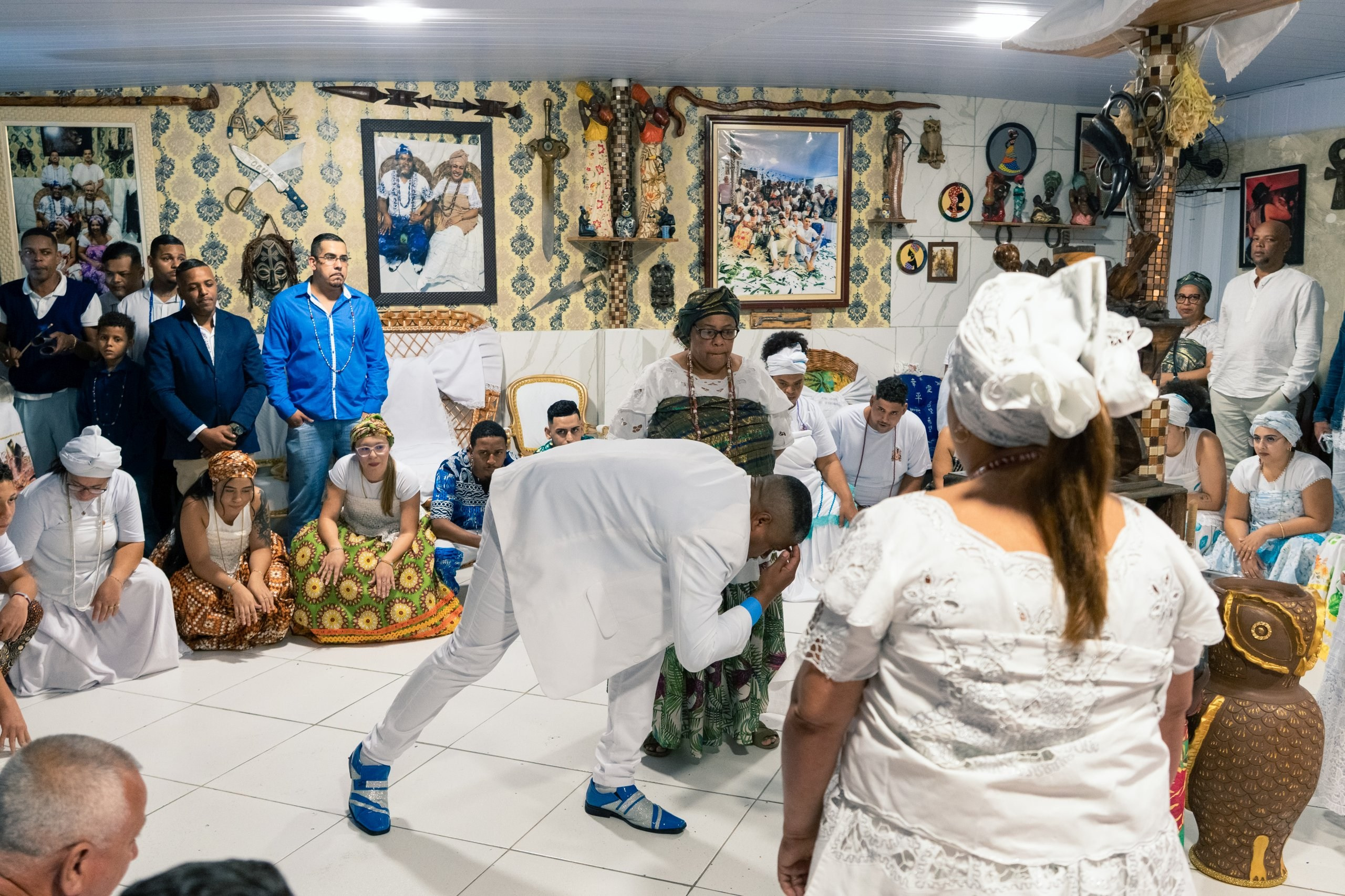 19/04/2025 — Iniciação Oloyê Pablo, Ajoyê Maria Júlia e Iyawo Arthur. Aladá Produções