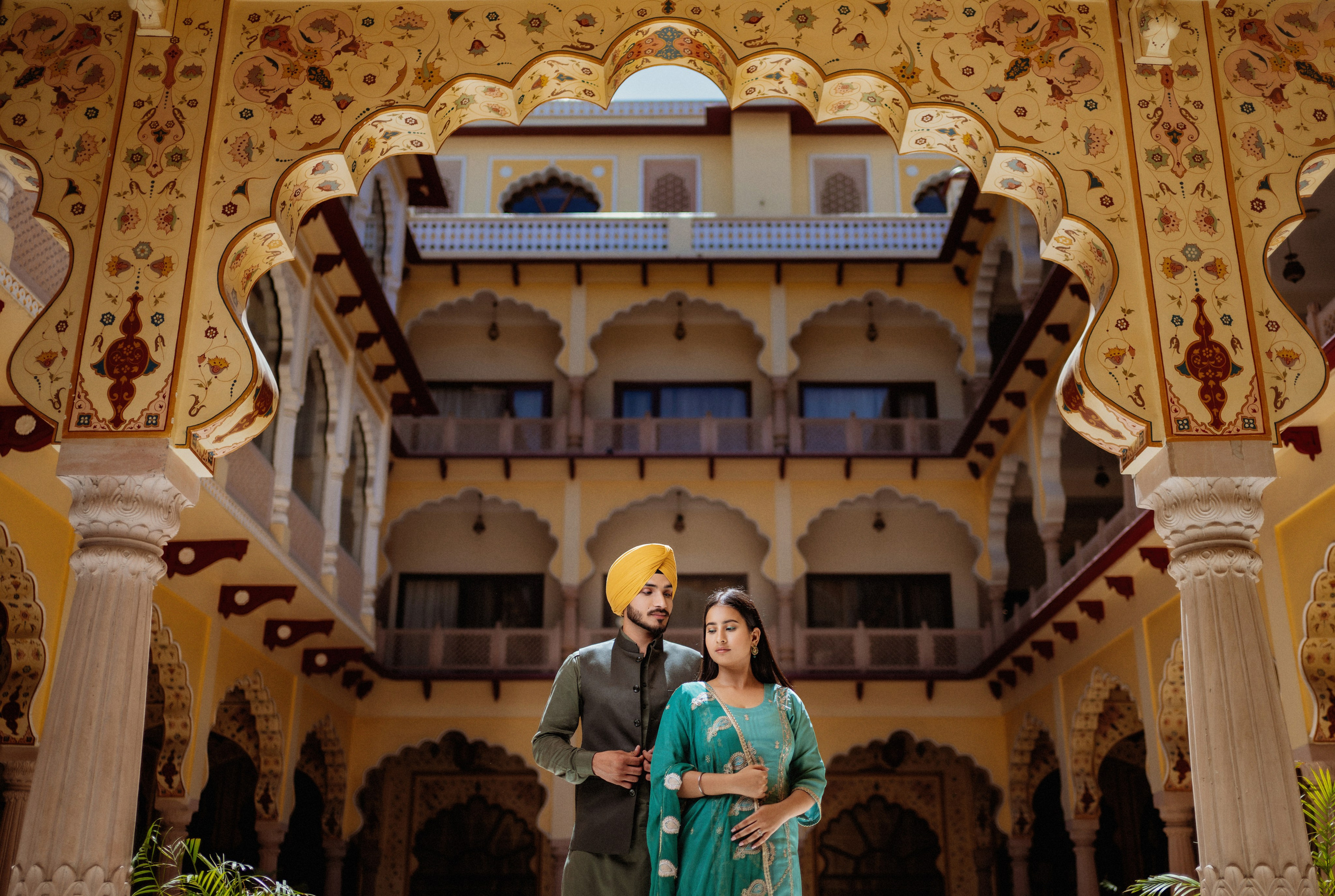 Varinder & Param at Noor Mahal. Studio Kunal Photography