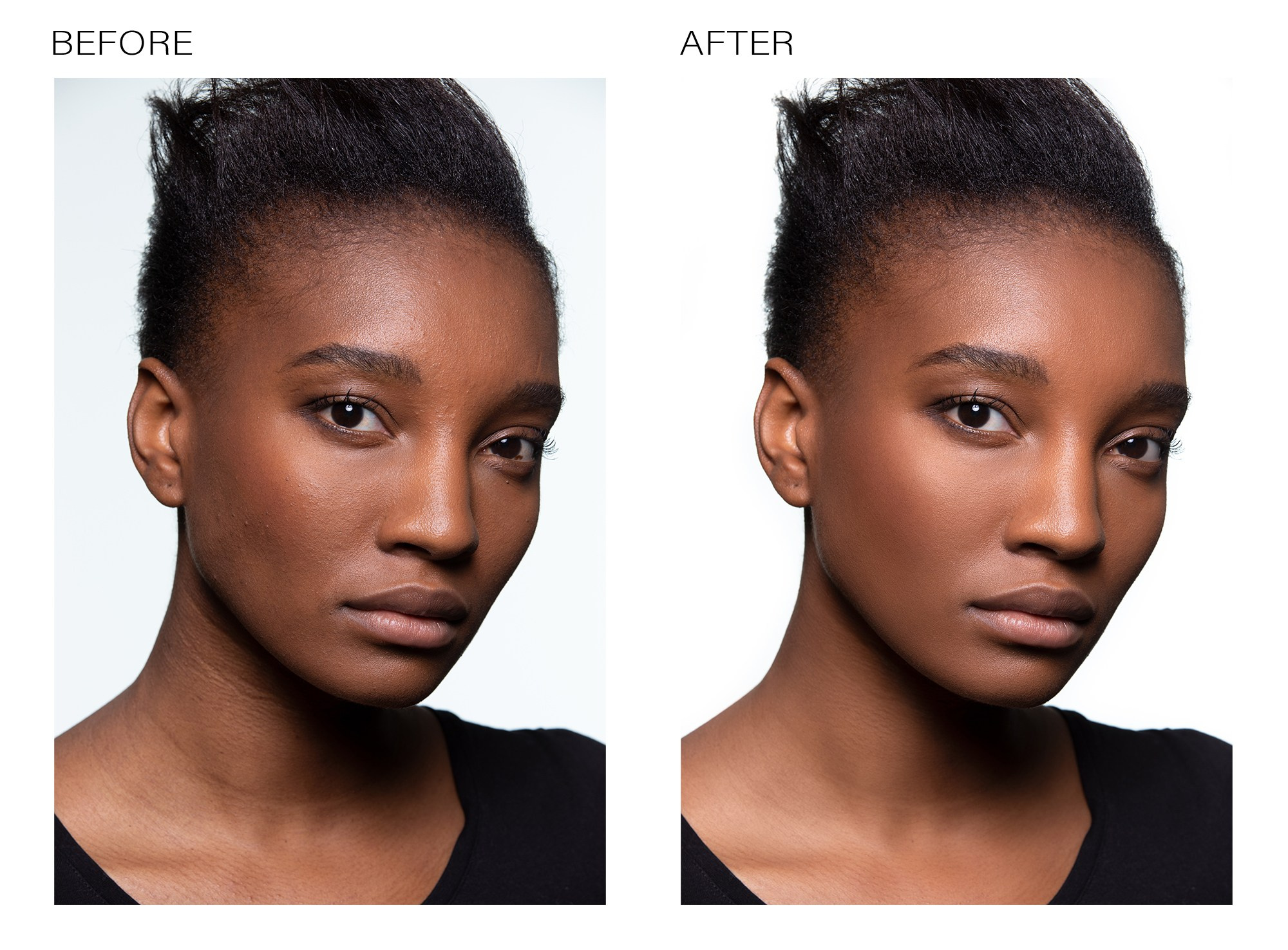 Бьюти ретушь до и после обработки. Фотограф и ретушер в Белграде Елена Skullova