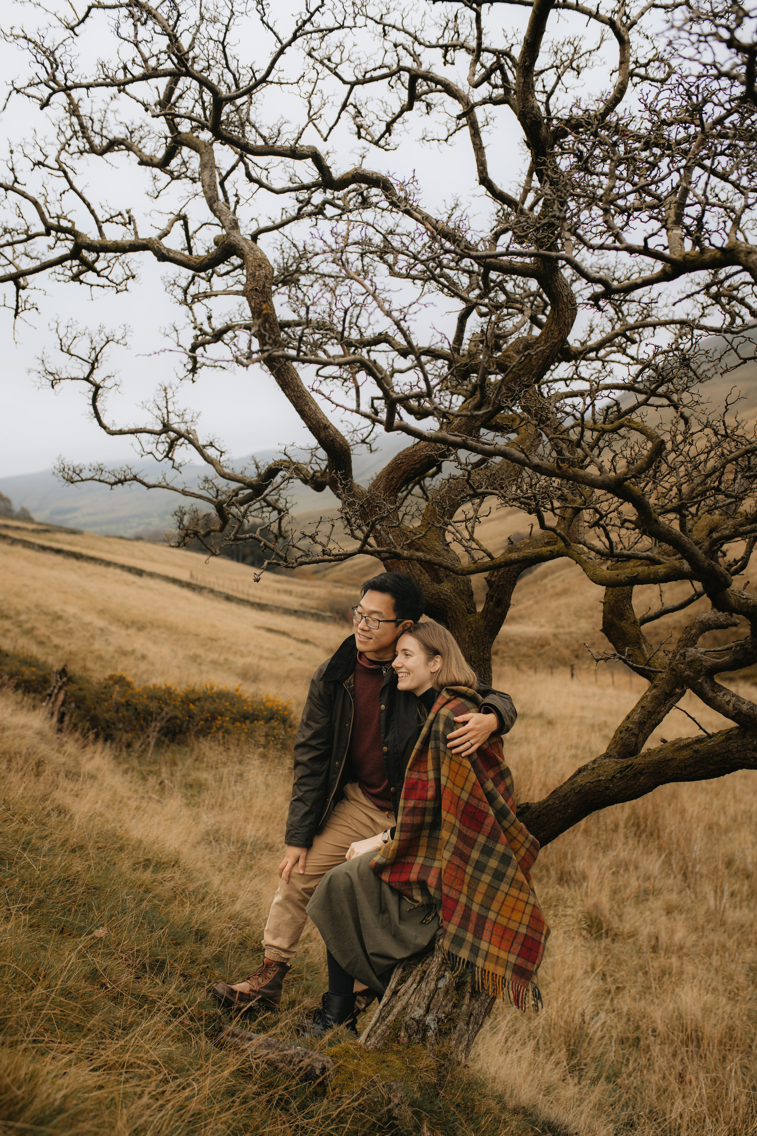 L & C in Peak District. Tania Gandrabur, photographer in West Midlands, England