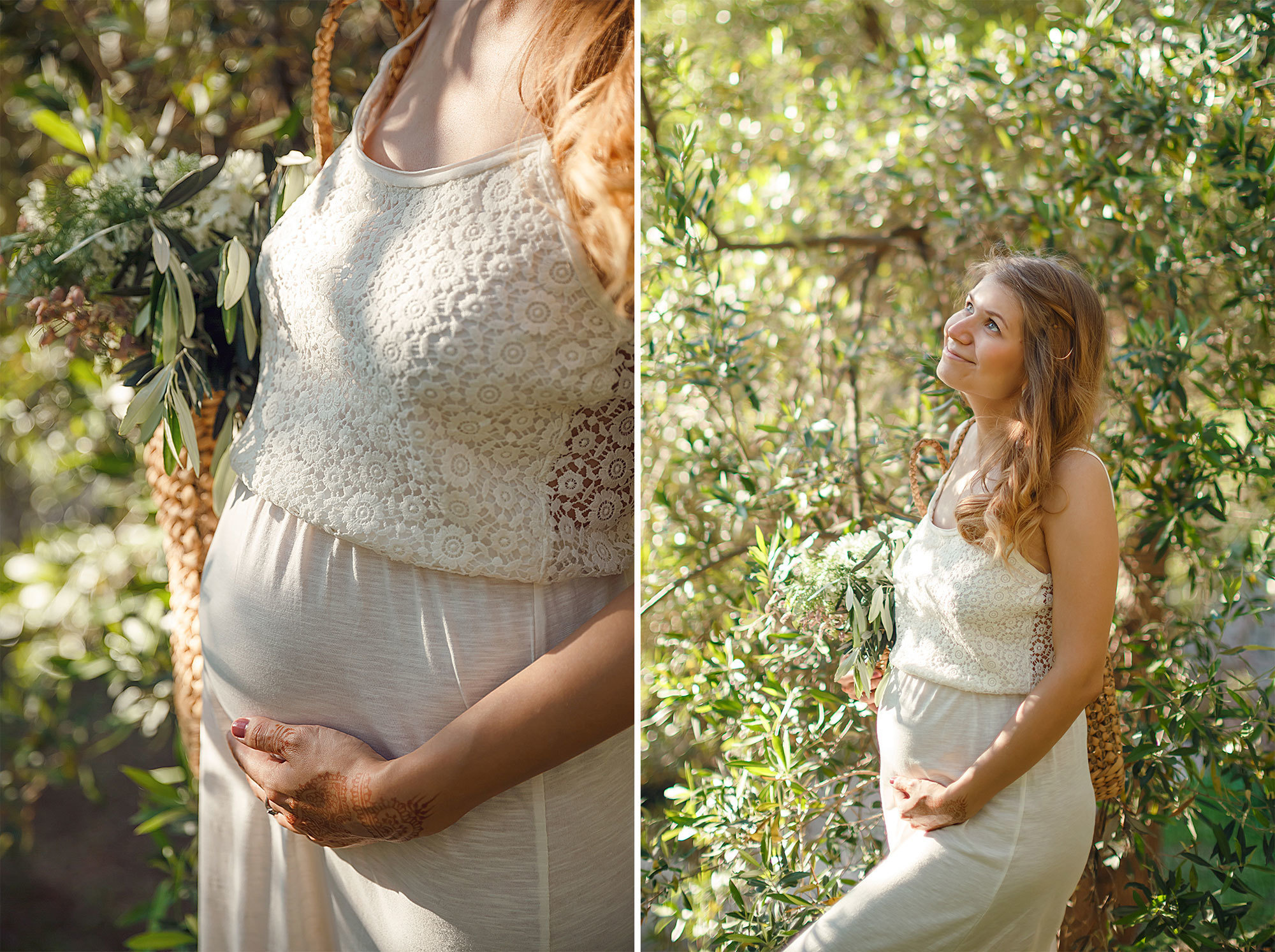 Фотосессия беременности Милочере в Черногории