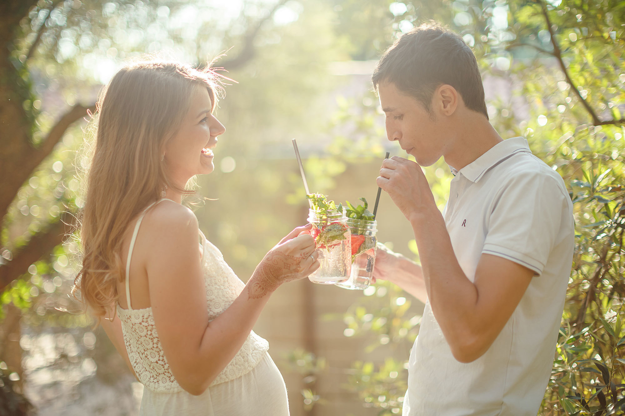 Фотосессия беременности Милочере в Черногории