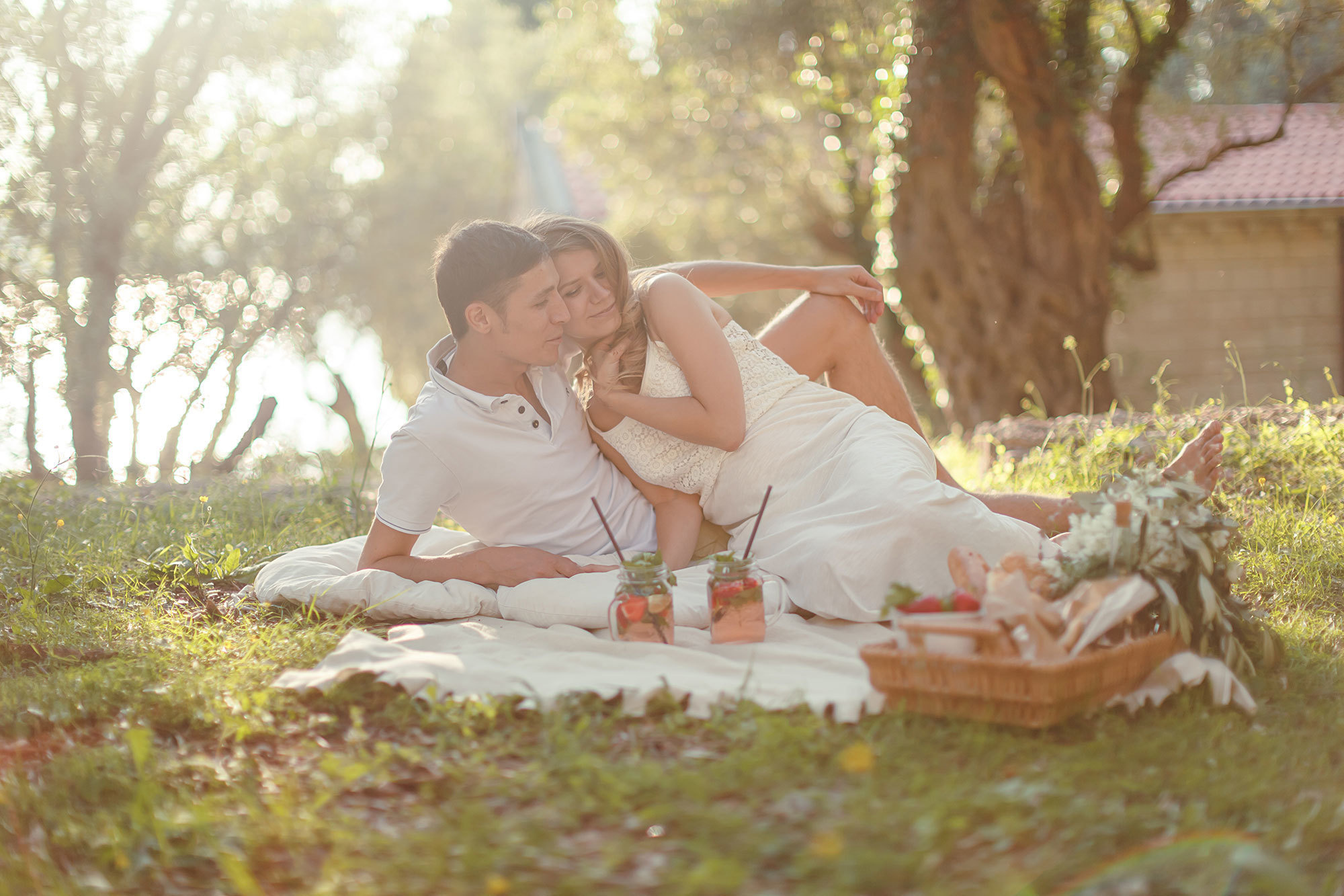 Фотосессия беременности Милочере в Черногории