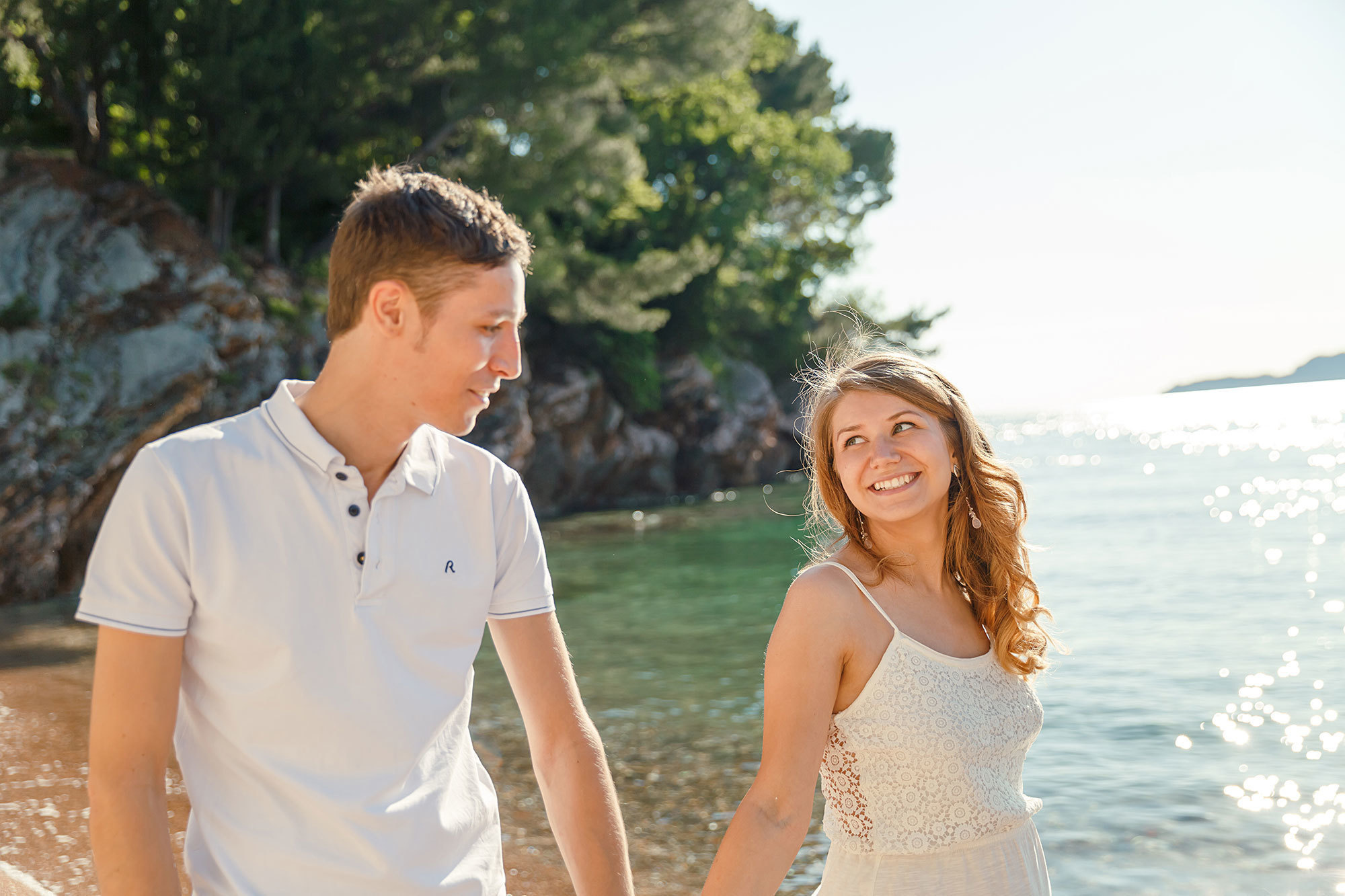 Фотосессия беременности Милочере в Черногории