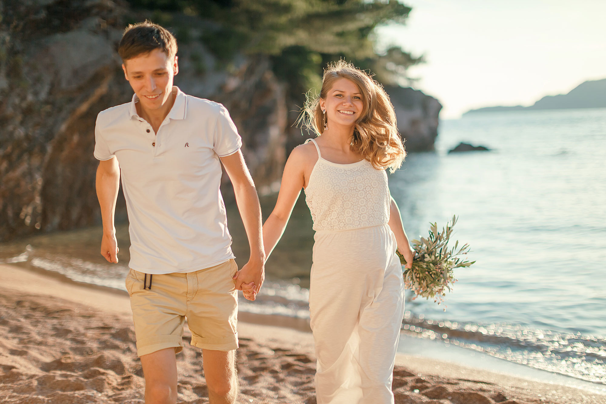 Фотосессия беременности Милочере в Черногории