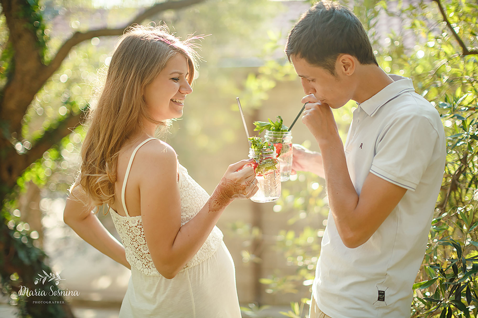 Фотосессия беременности Милочере в Черногории
