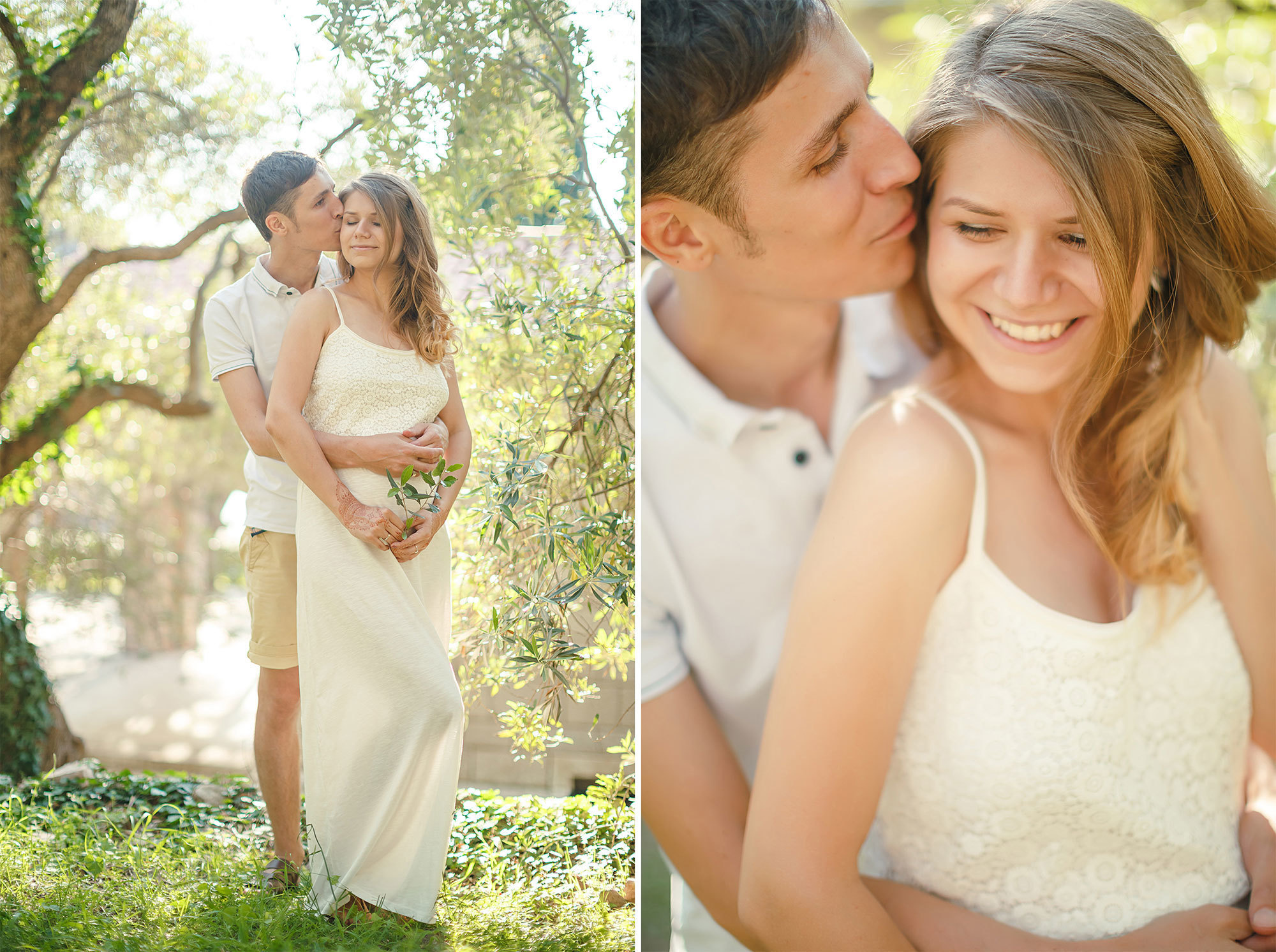 Фотосессия беременности Милочере в Черногории