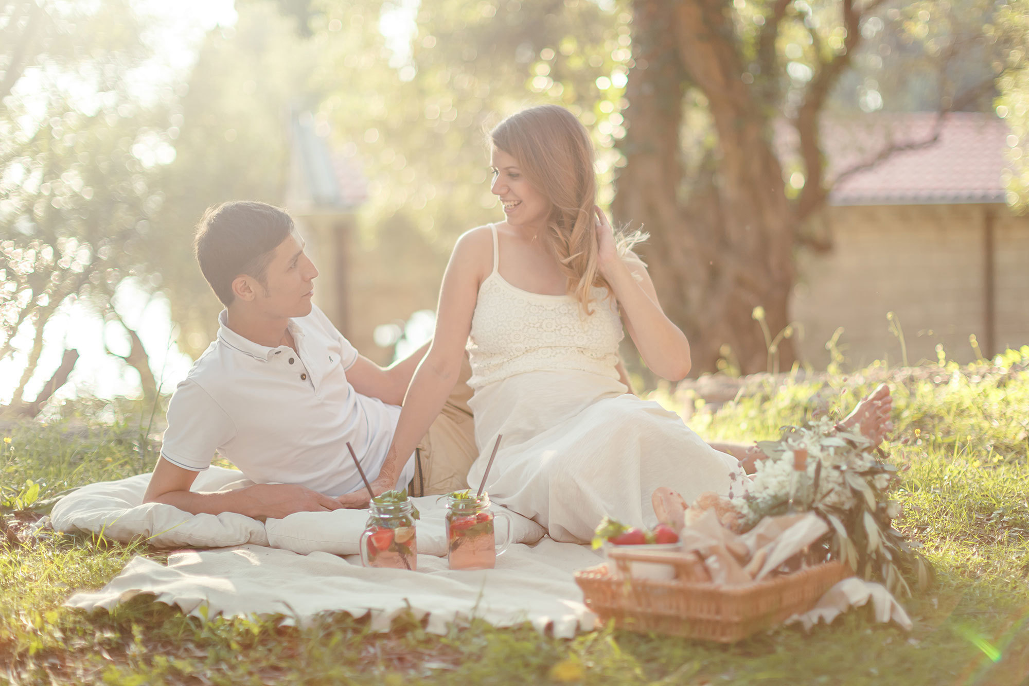 Фотосессия беременности Милочере в Черногории