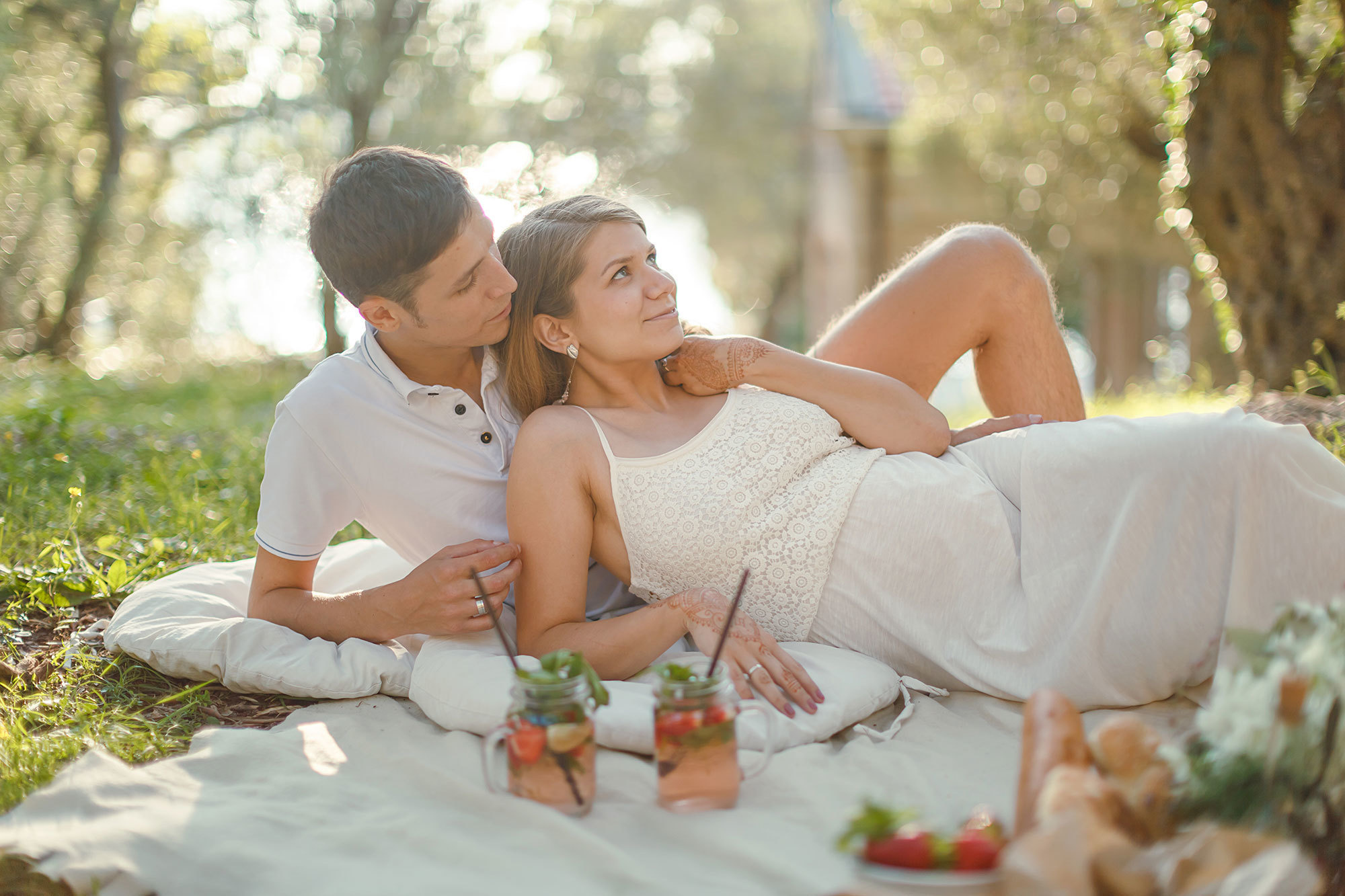 Фотосессия беременности Милочере в Черногории