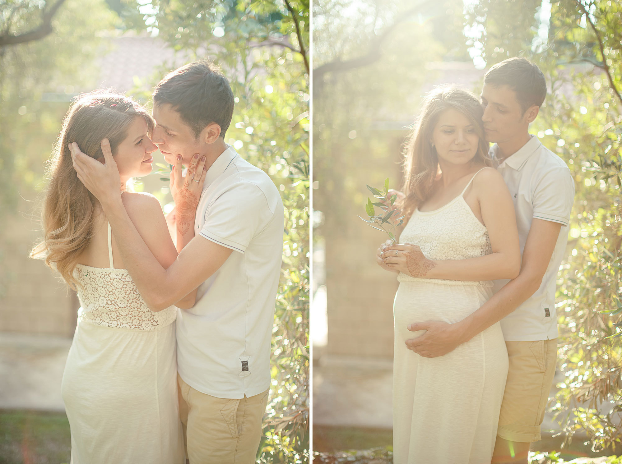 Фотосессия беременности Милочере в Черногории