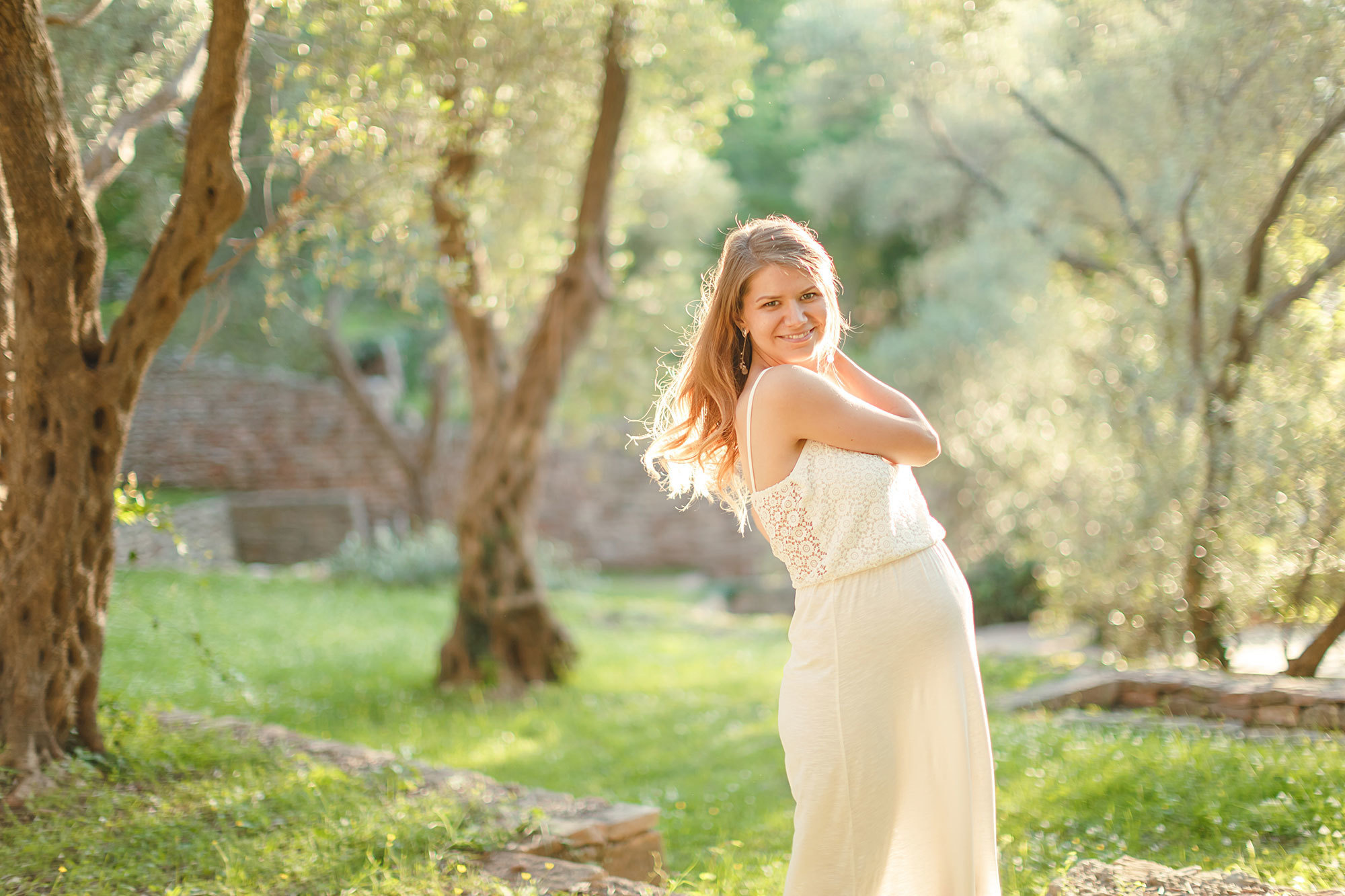 Фотосессия беременности Милочере в Черногории