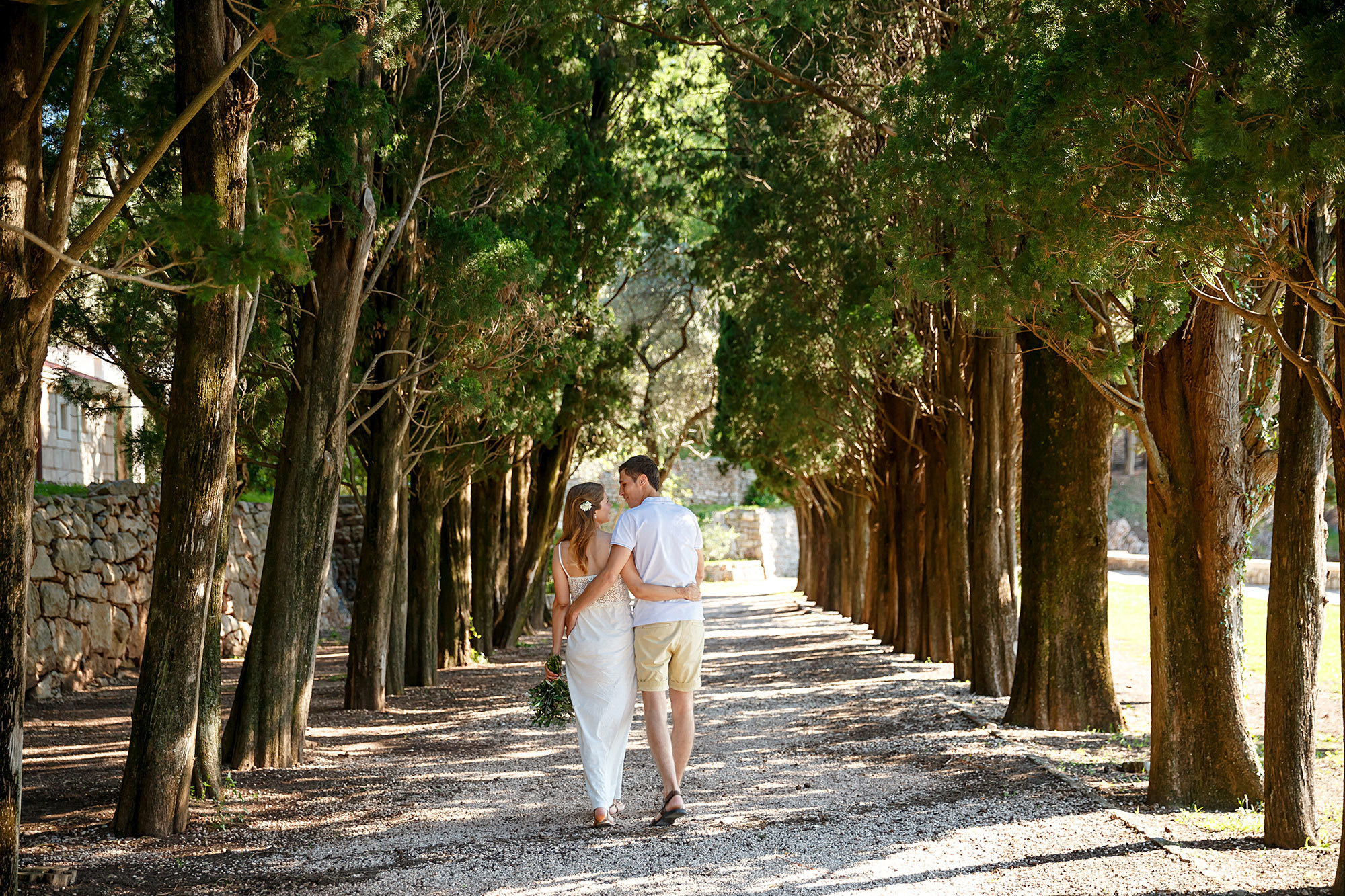 Фотосессия беременности Милочере в Черногории