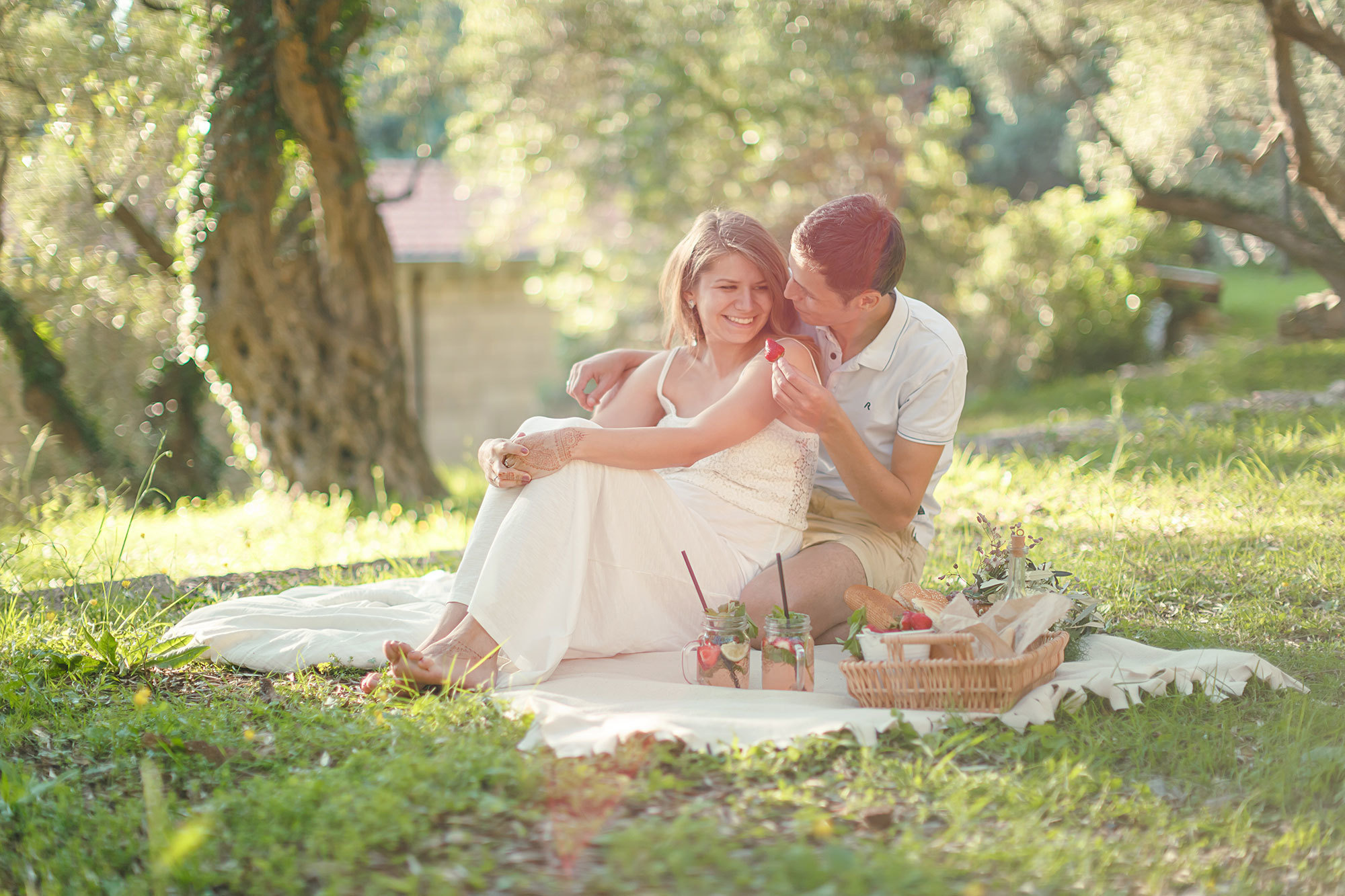 Фотосессия беременности Милочере в Черногории