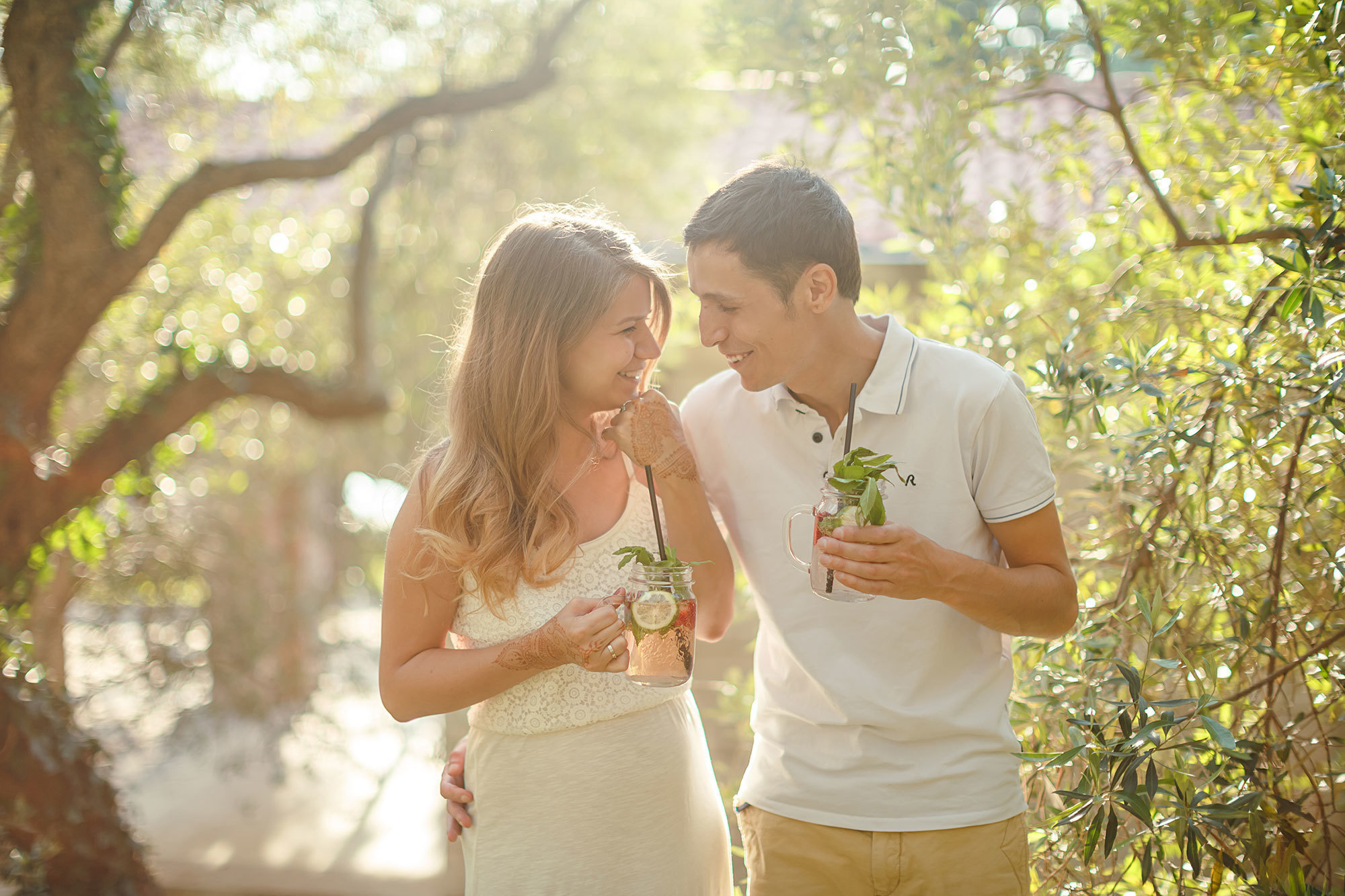 Фотосессия беременности Милочере в Черногории