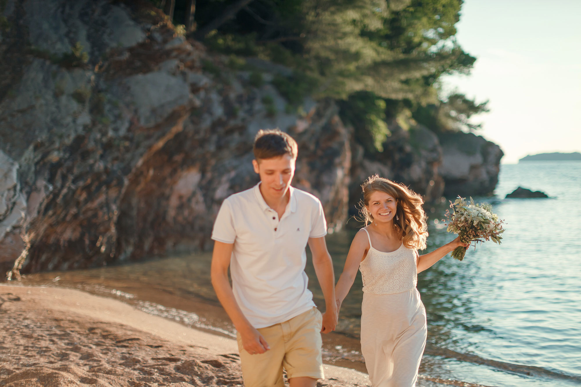 Фотосессия беременности Милочере в Черногории