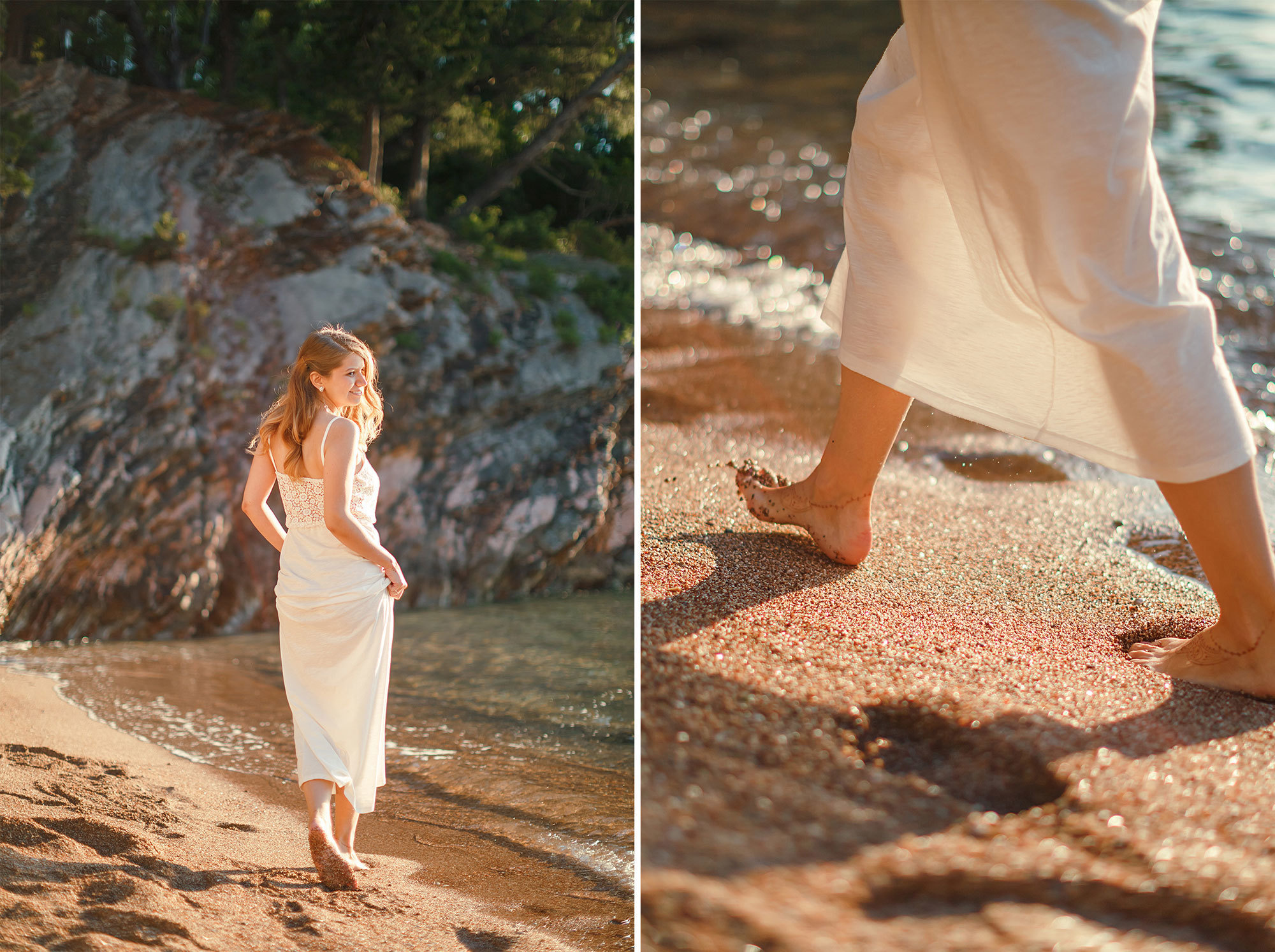 Фотосессия беременности Милочере в Черногории