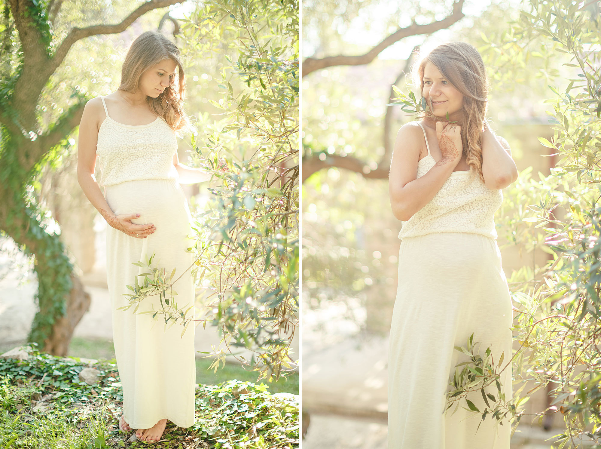 Фотосессия беременности Милочере в Черногории