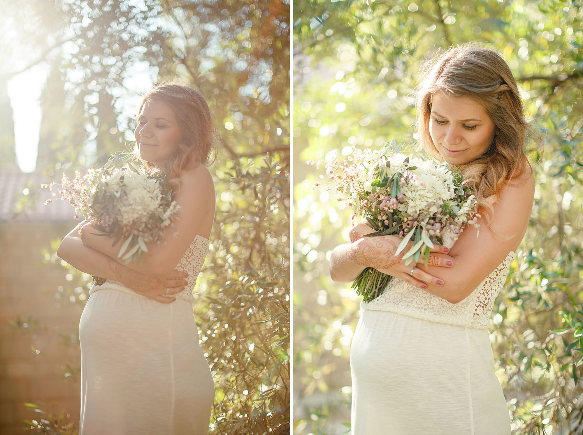 Фотосессия беременности Милочере в Черногории