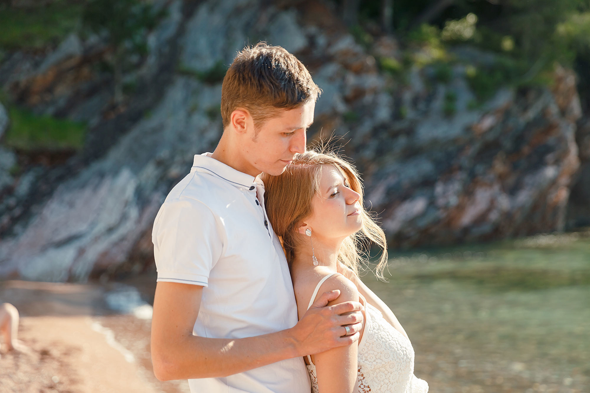 Фотосессия беременности Милочере в Черногории