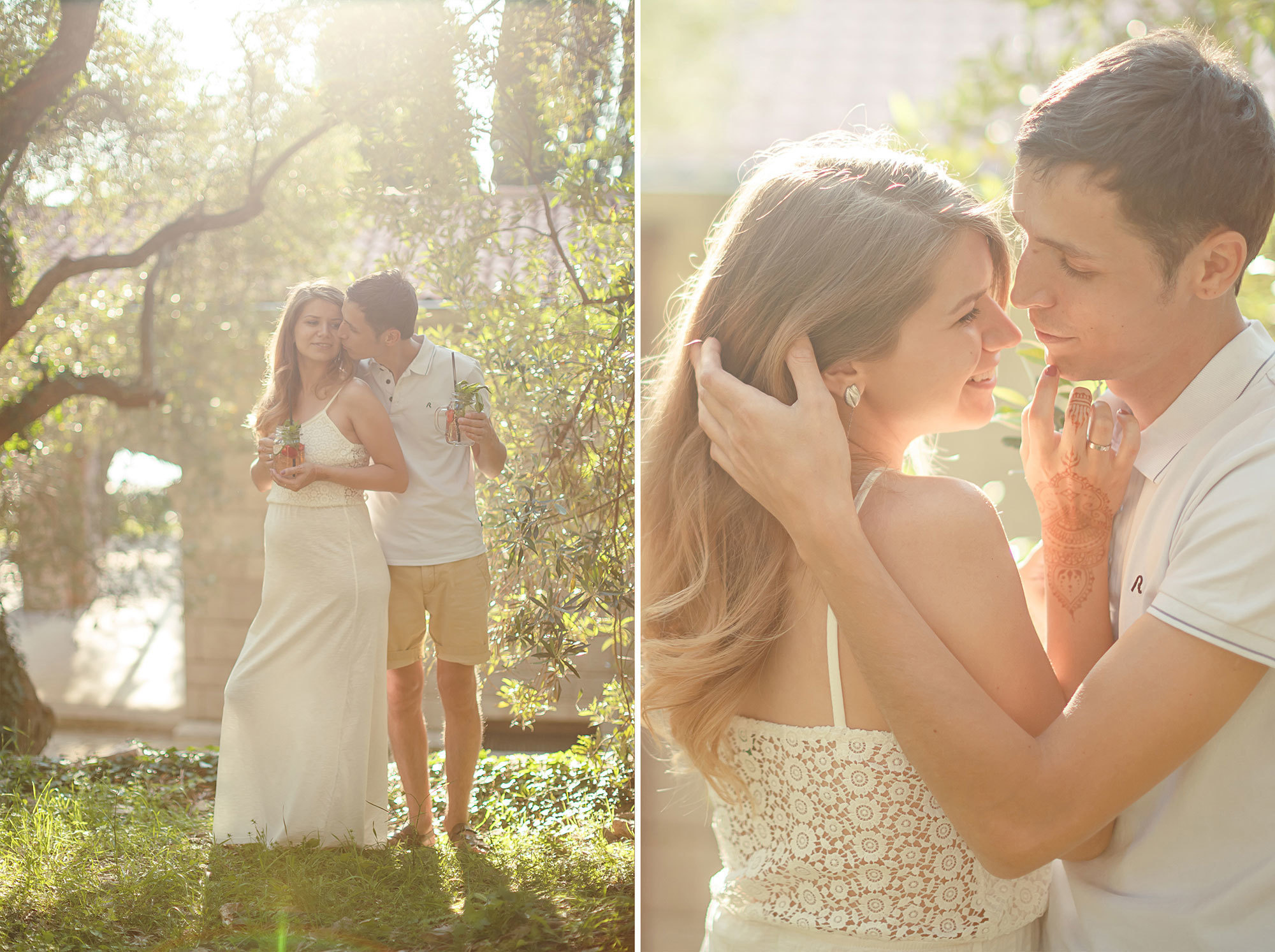 Фотосессия беременности Милочере в Черногории