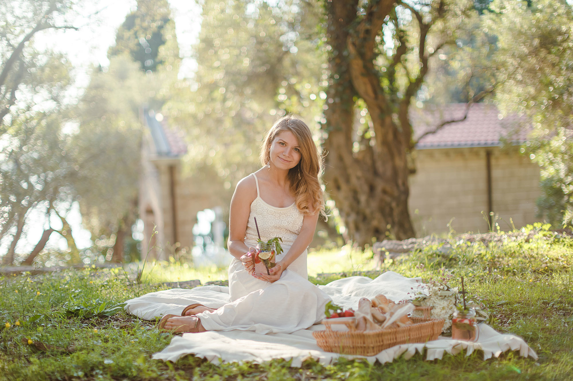 Фотосессия беременности Милочере в Черногории