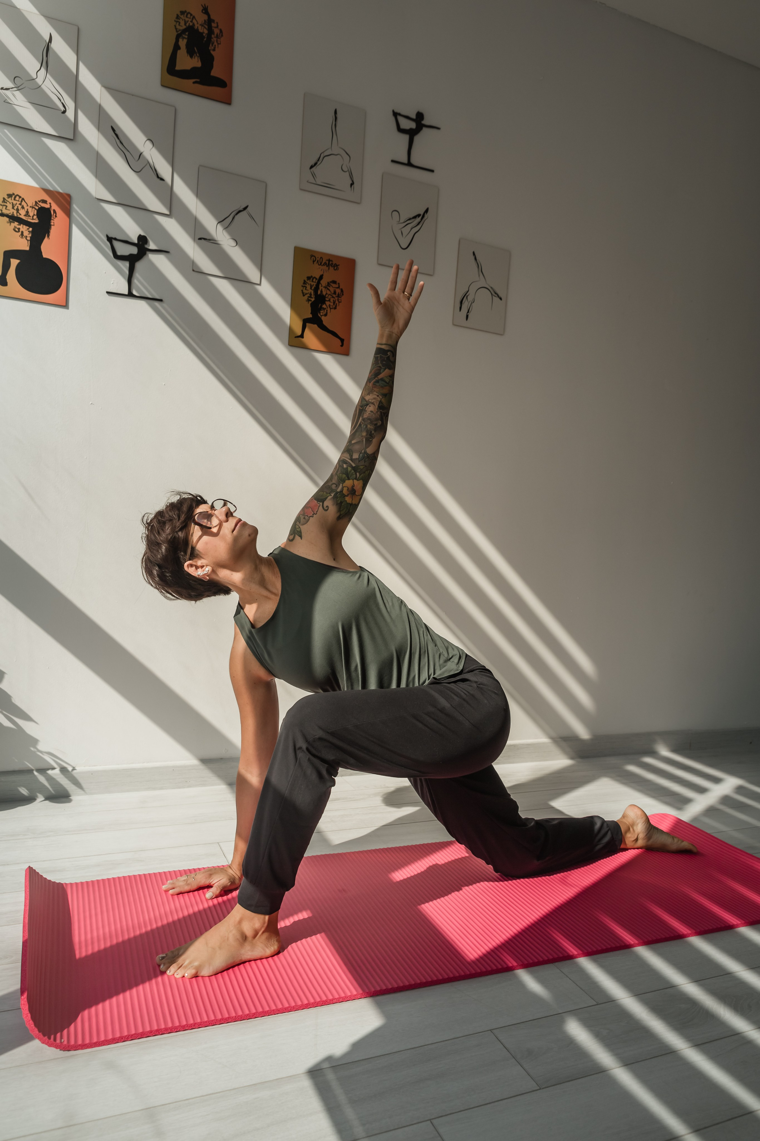 Photo session for a Pilates trainer