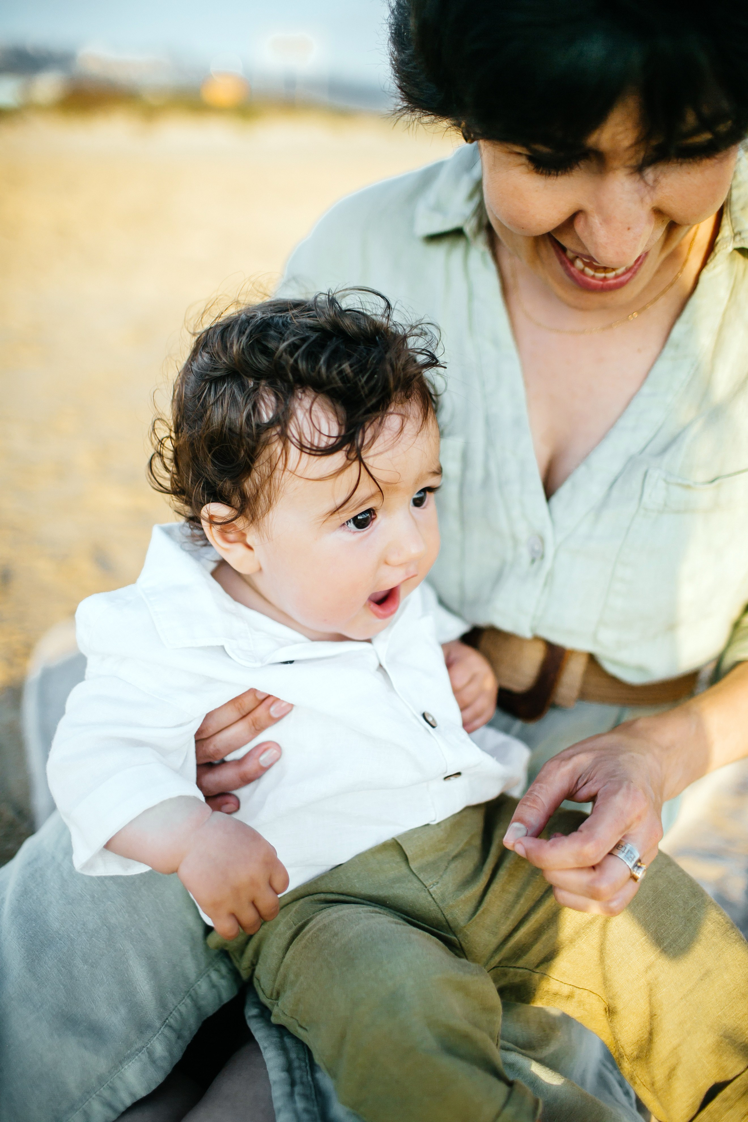 Studentim beach / Eithan 9 month. Family photographer in Israel